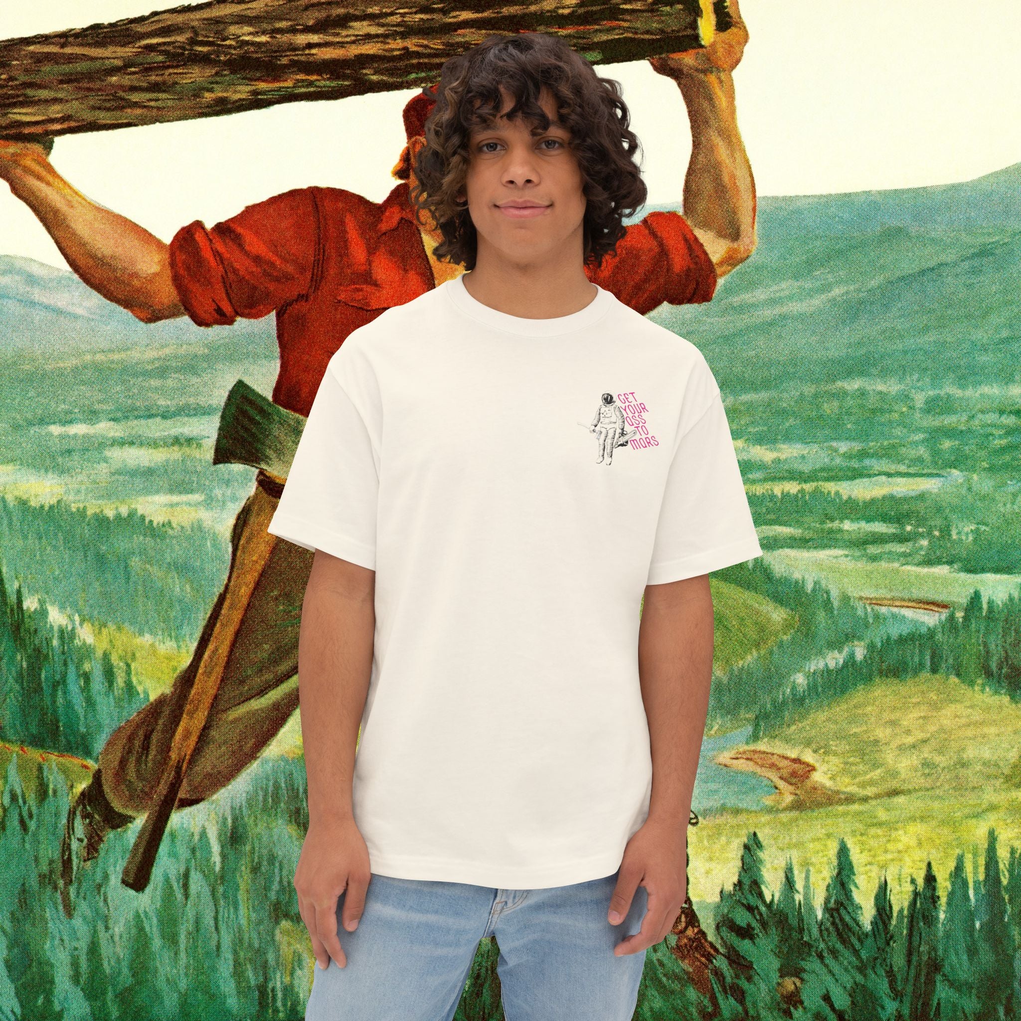Mars Unisex Oversized Boxy Tee