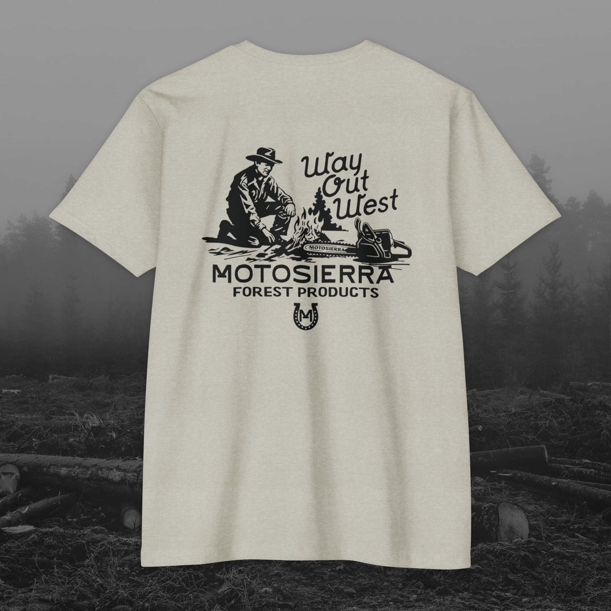 Way Out West Unisex CVC Jersey T-shirt