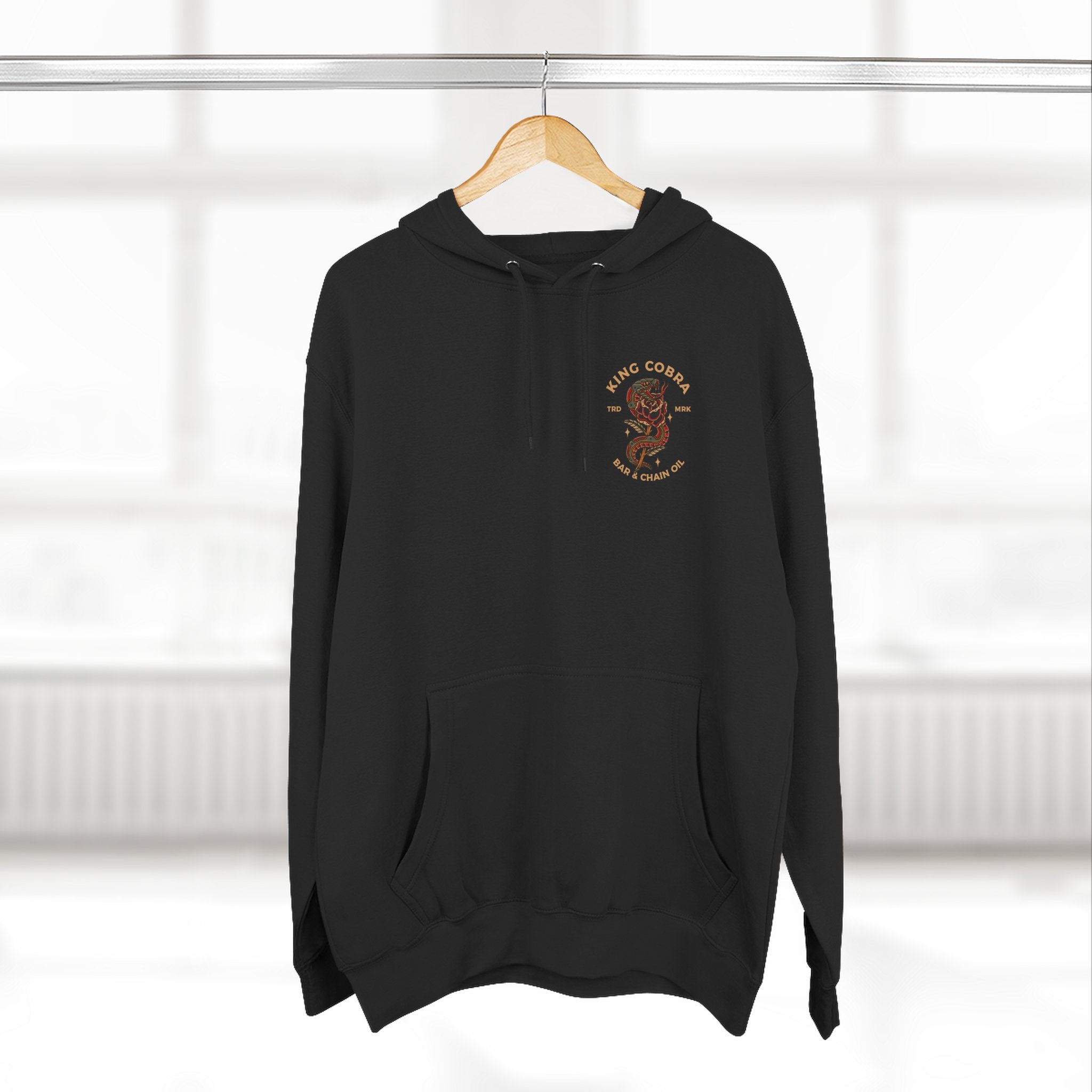King Cobra Three-Panel Fleece Hoodie