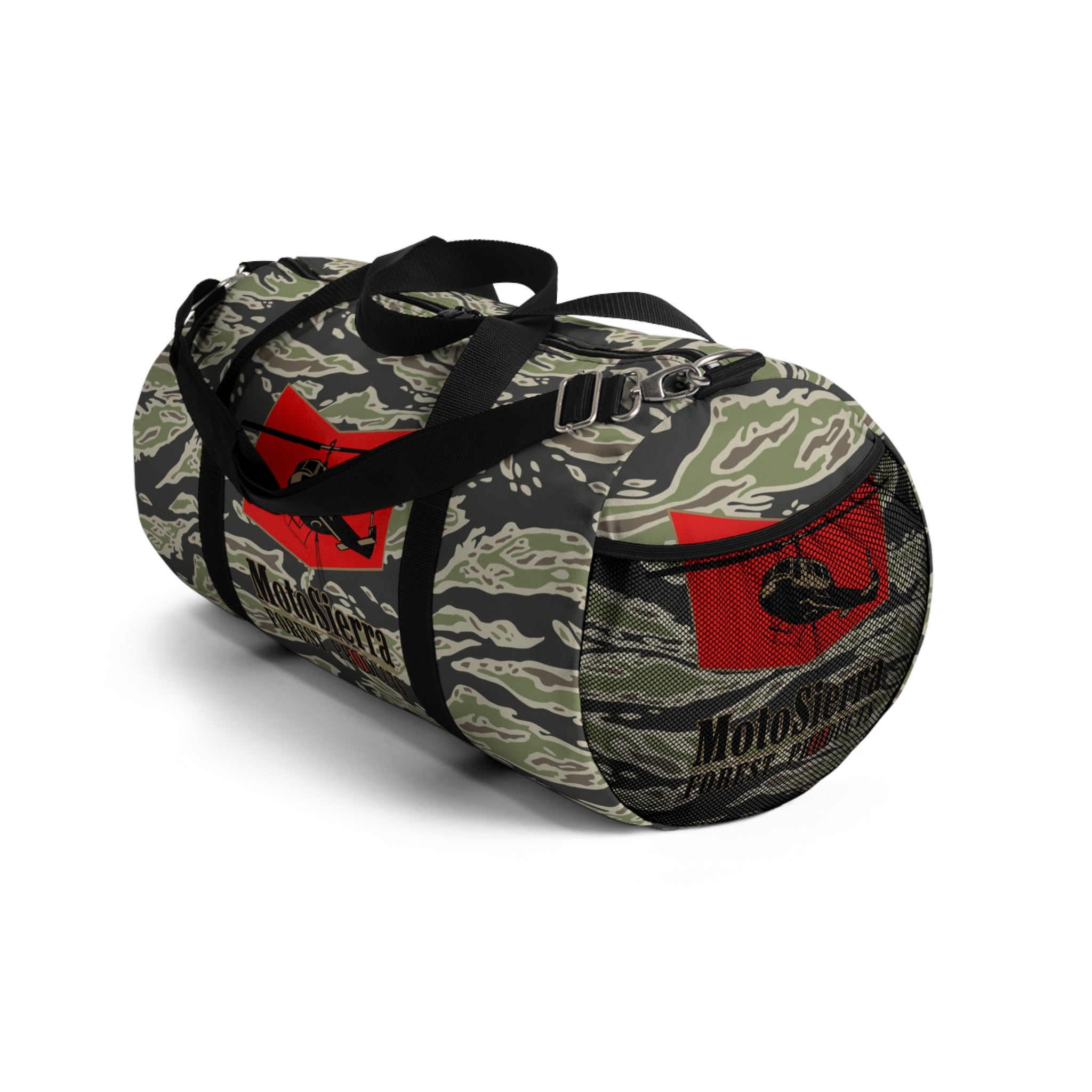 Tiger Stripe Duffel Bag for Outdoor Adventures, Travel & Gym, Stylish Military-Inspired Gear, Durable Weekender Bag