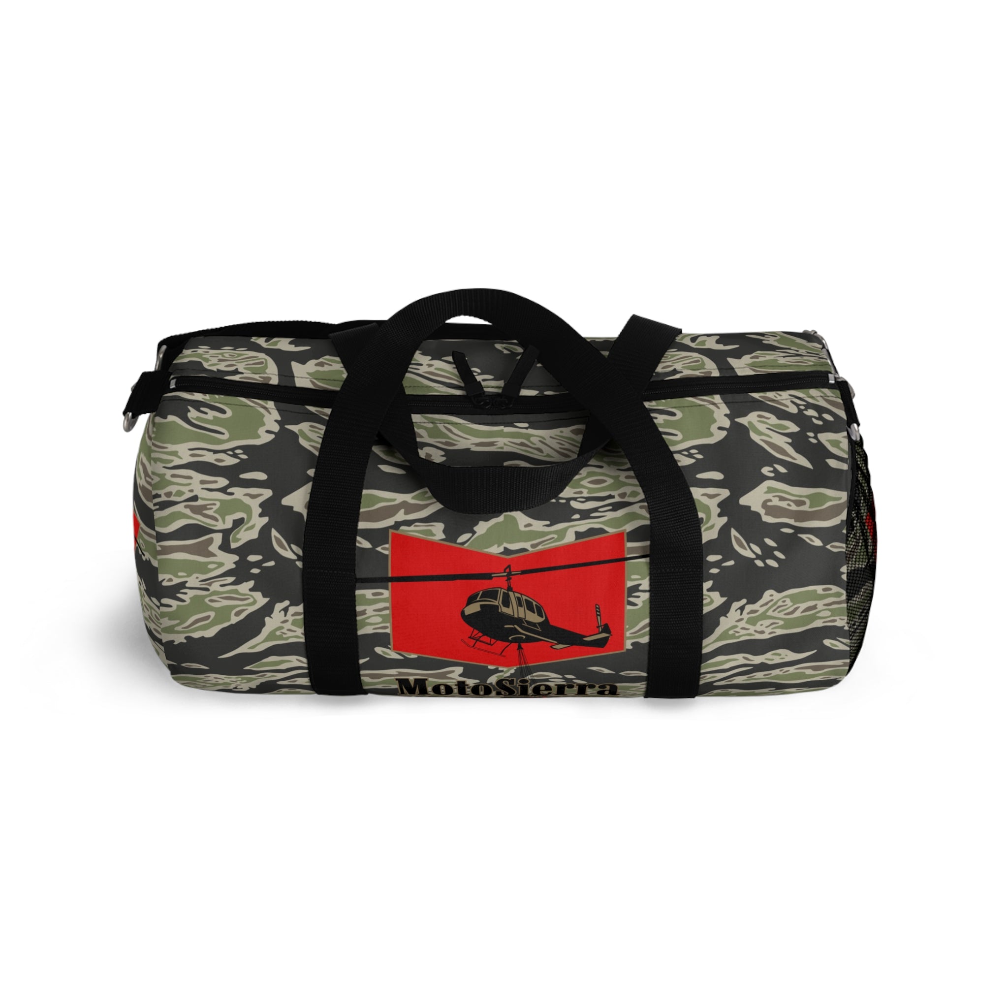 Tiger Stripe Duffel Bag for Outdoor Adventures, Travel & Gym, Stylish Military-Inspired Gear, Durable Weekender Bag