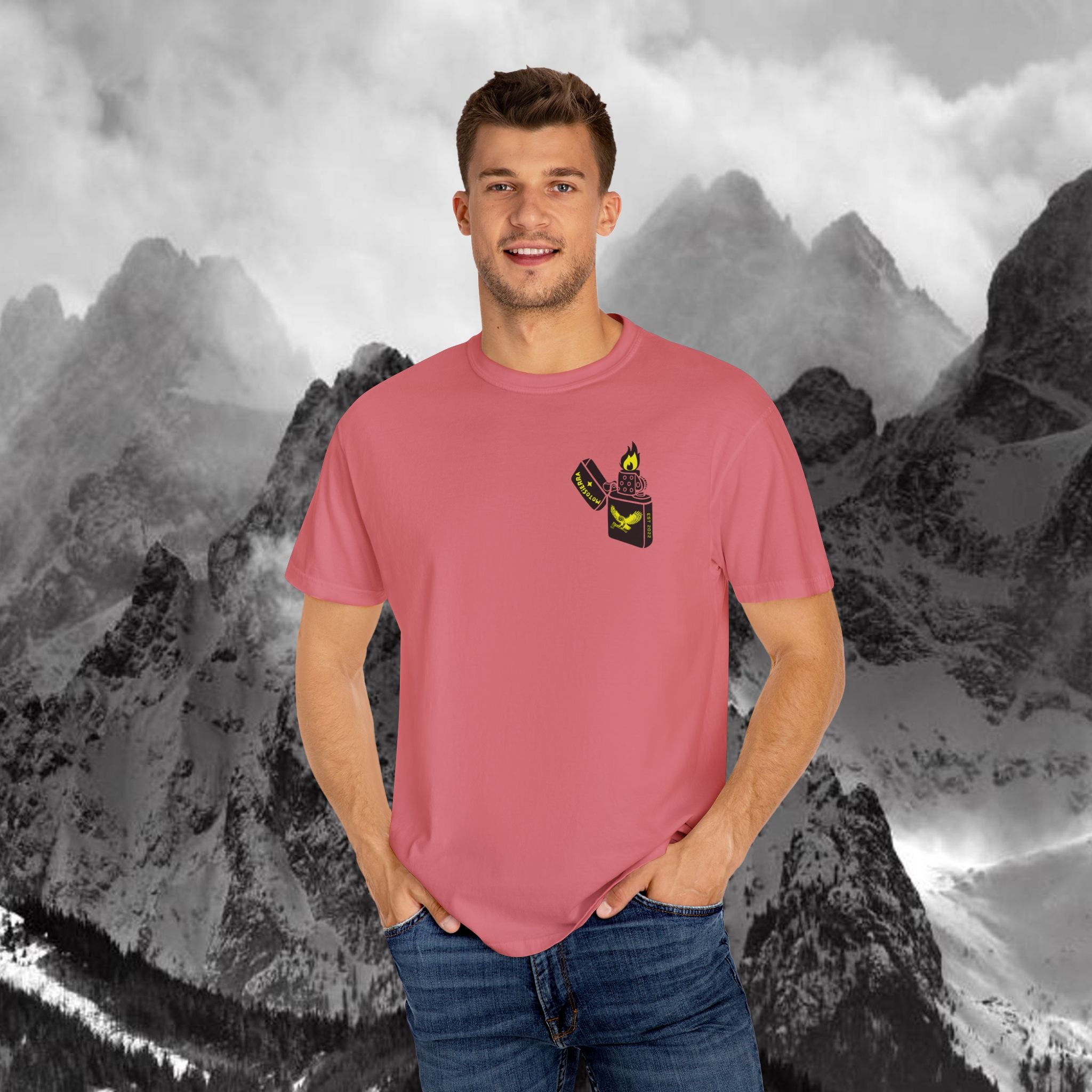 Flint Unisex Garment-Dyed T-shirt