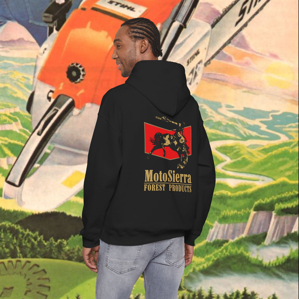 EUROPE ONLY Chevron Cowboy Logo Unisex Heavy Blend™ Hooded Sweatshirt