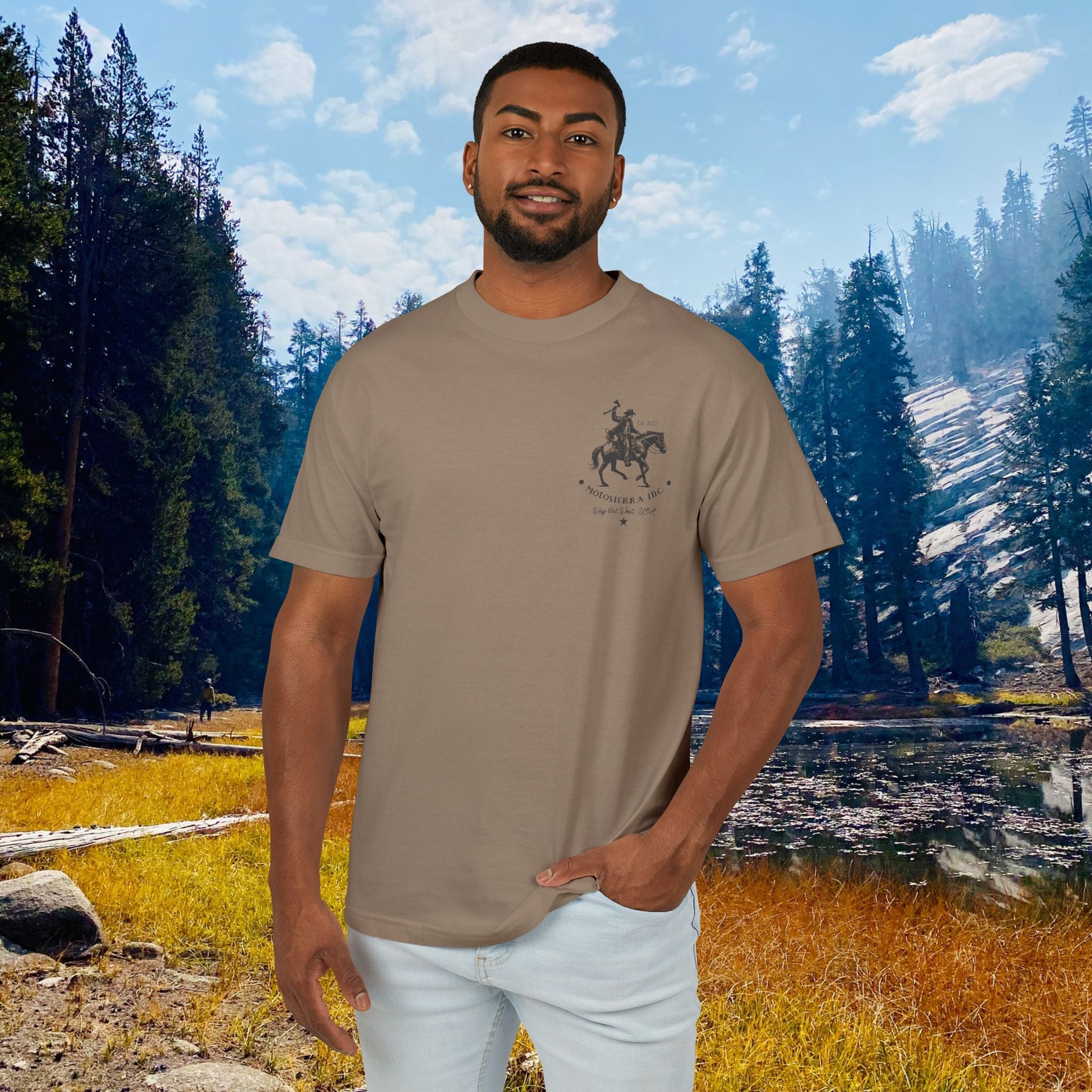 Unisex Cowboy Graphic Tee, Perfect for Gifts, Outdoors, Rodeo Events, Vintage Style