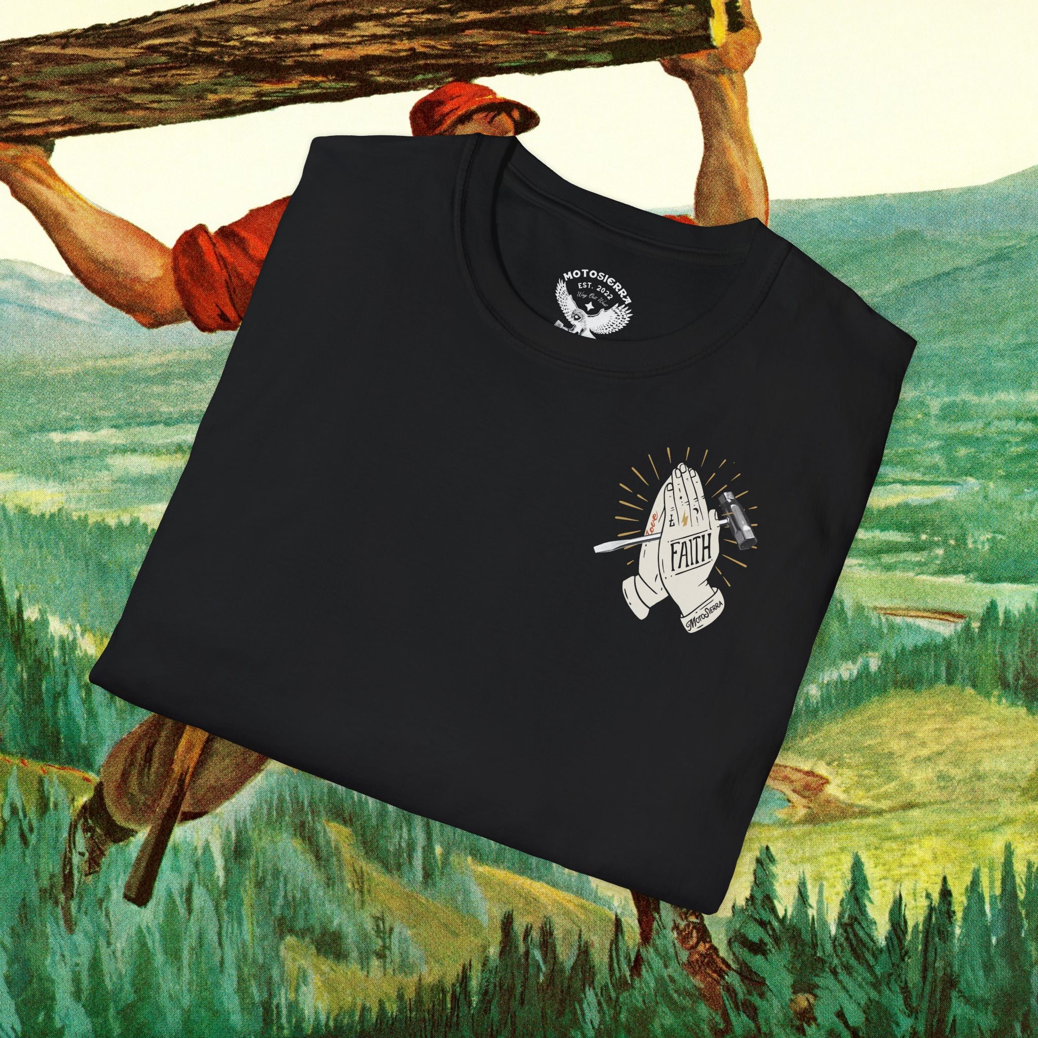 EUROPE ONLY Faith Scrench Unisex Softstyle T-Shirt