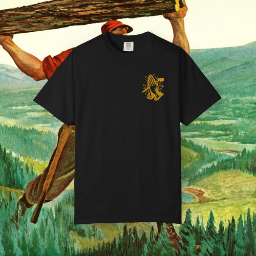 Australia Praying Hands Unisex Garment-Dyed T-shirt