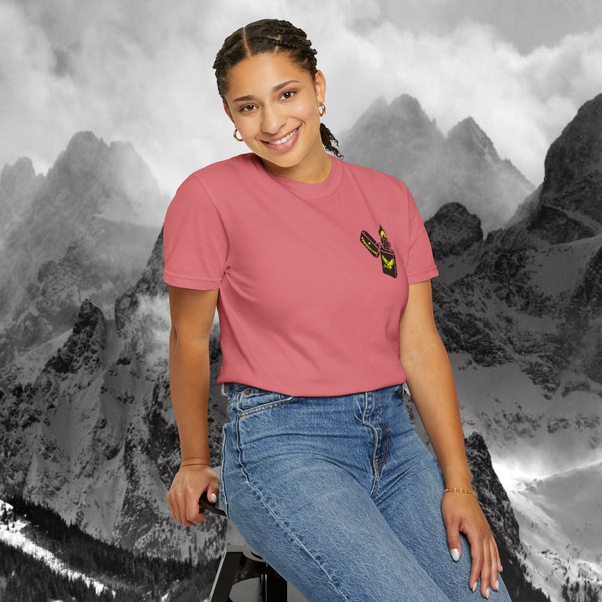 Flint Unisex Garment-Dyed T-shirt