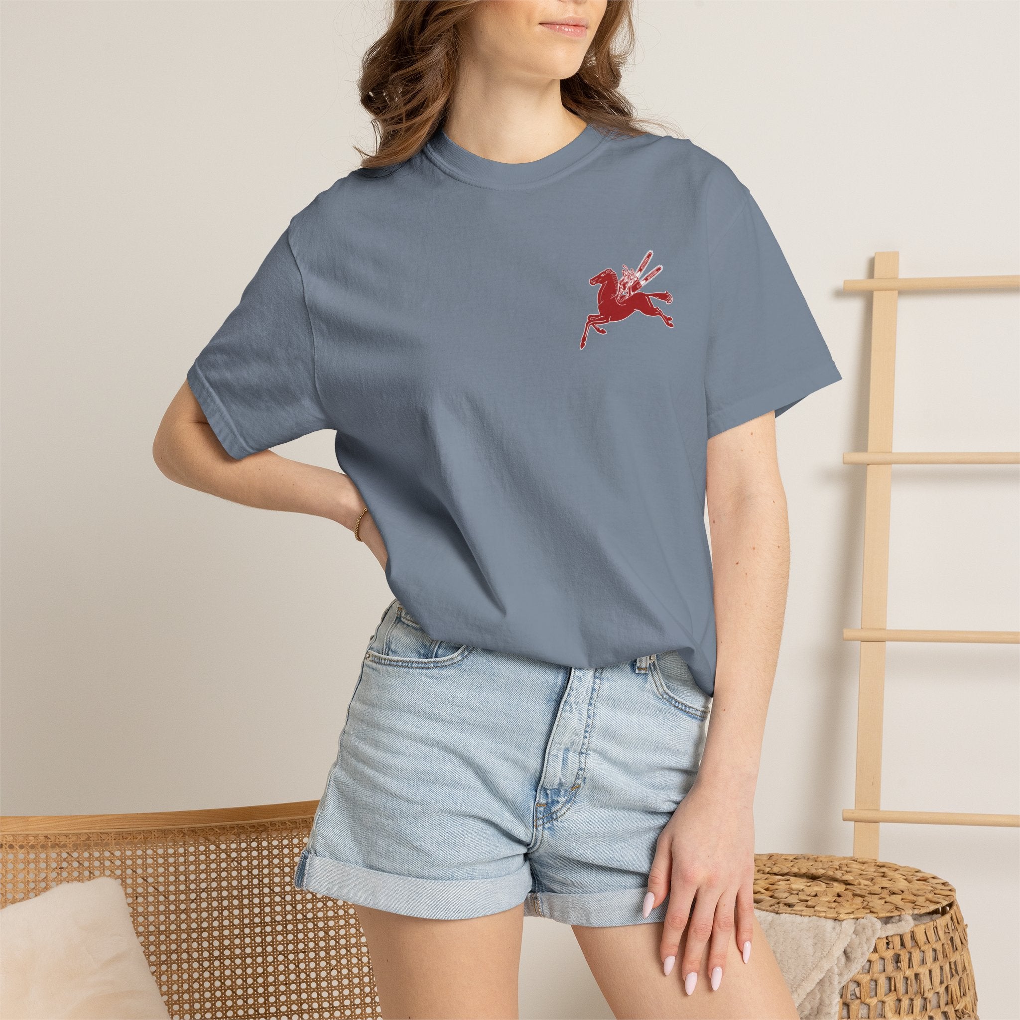 Pegasus Unisex Garment-Dyed T-shirt
