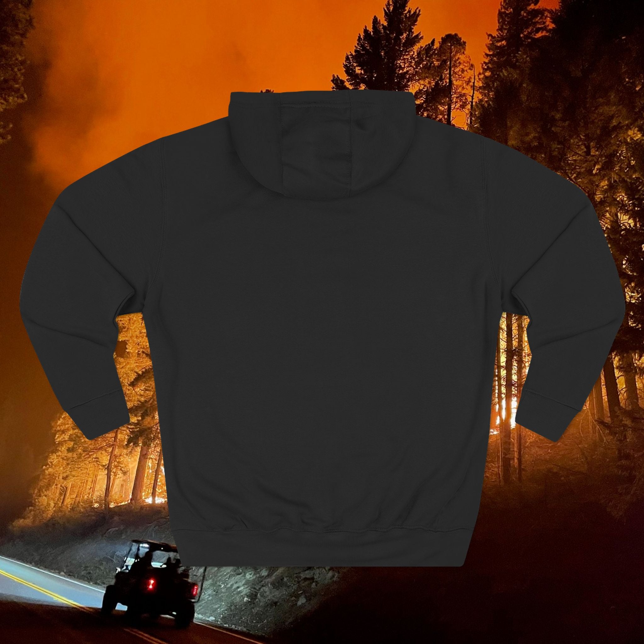 Get Rich Quick Three-Panel Fleece Hoodie