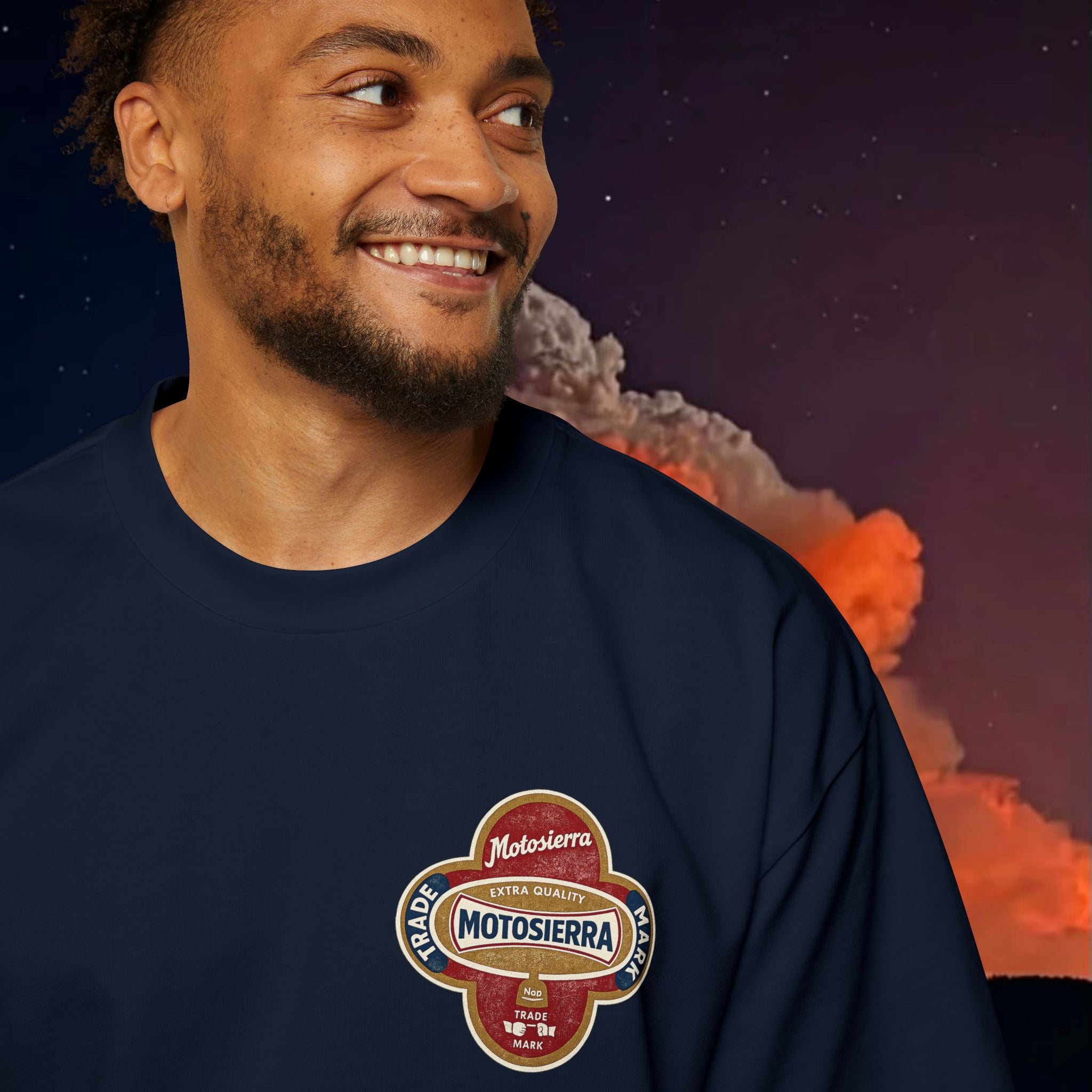 Axe Label Men's Heavy Oversized Tee
