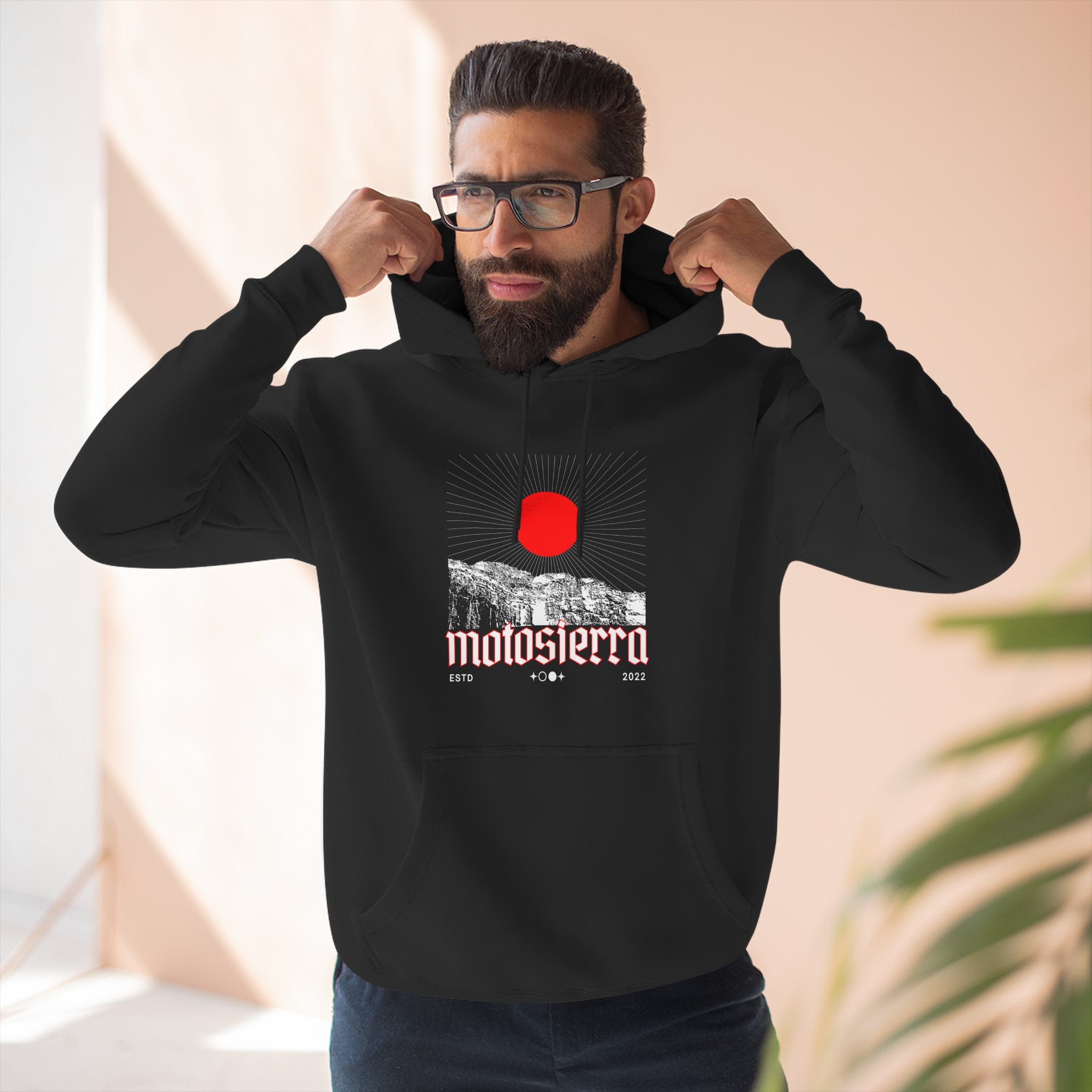 Talus Three-Panel Fleece Hoodie