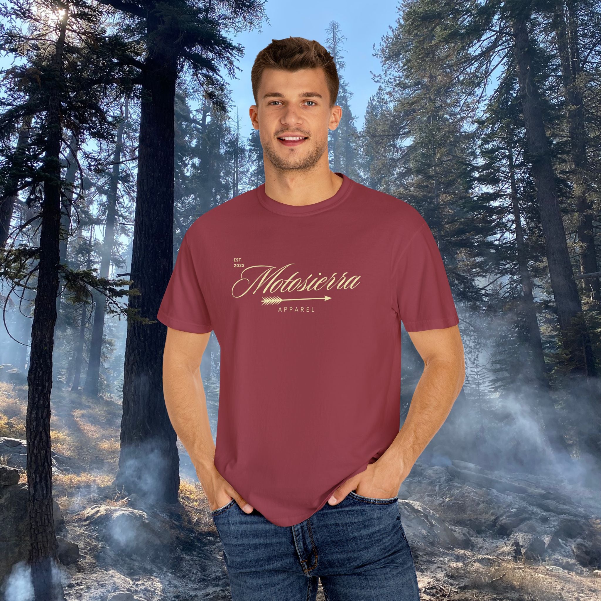 Script Logo Unisex Garment-Dyed T-shirt