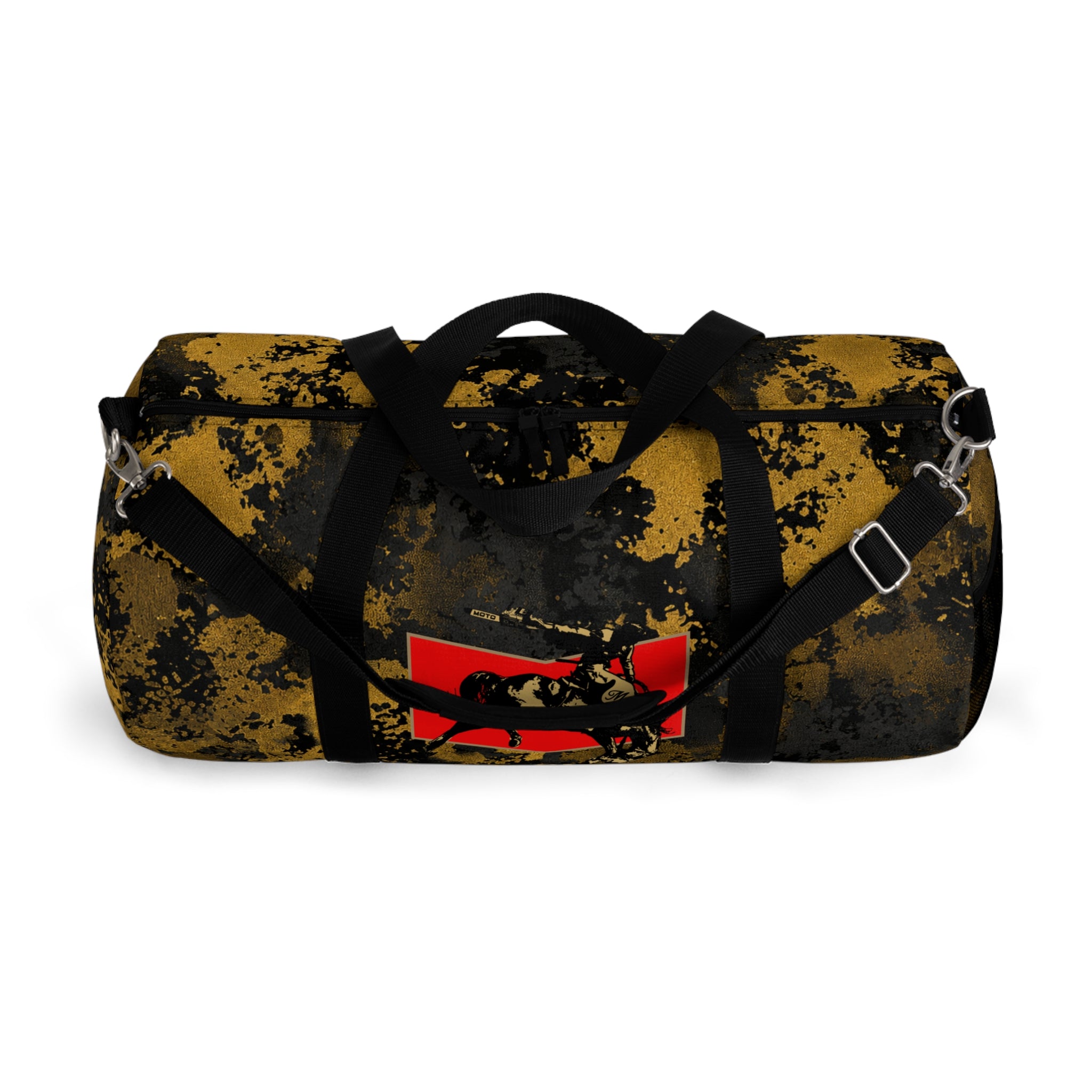 Gold Flecktarn Cowboy Logo  Duffel Bag