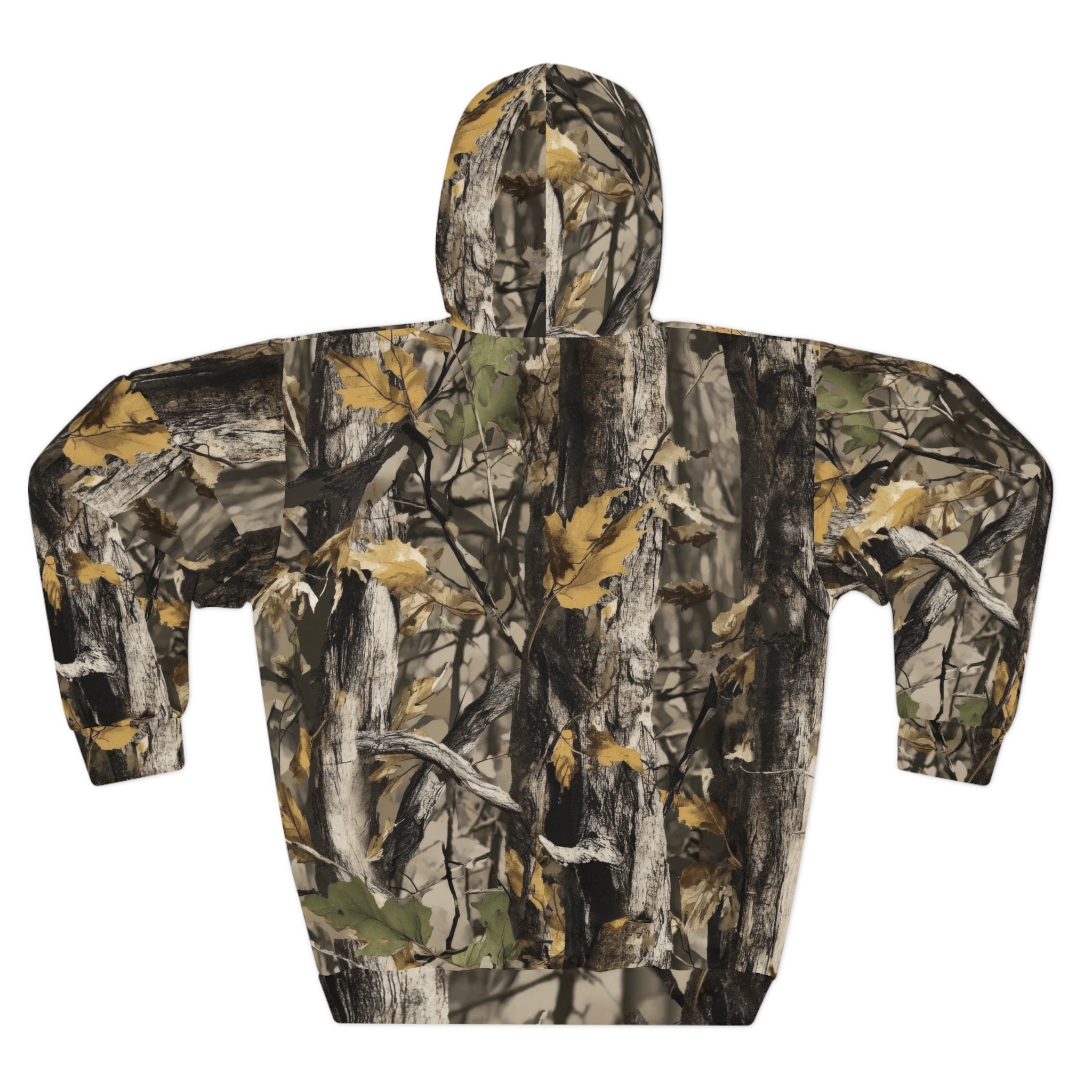 Tree Camo Pullover Hoodie, Outdoor Gear, Casual Style, Gifts for Him/Her
