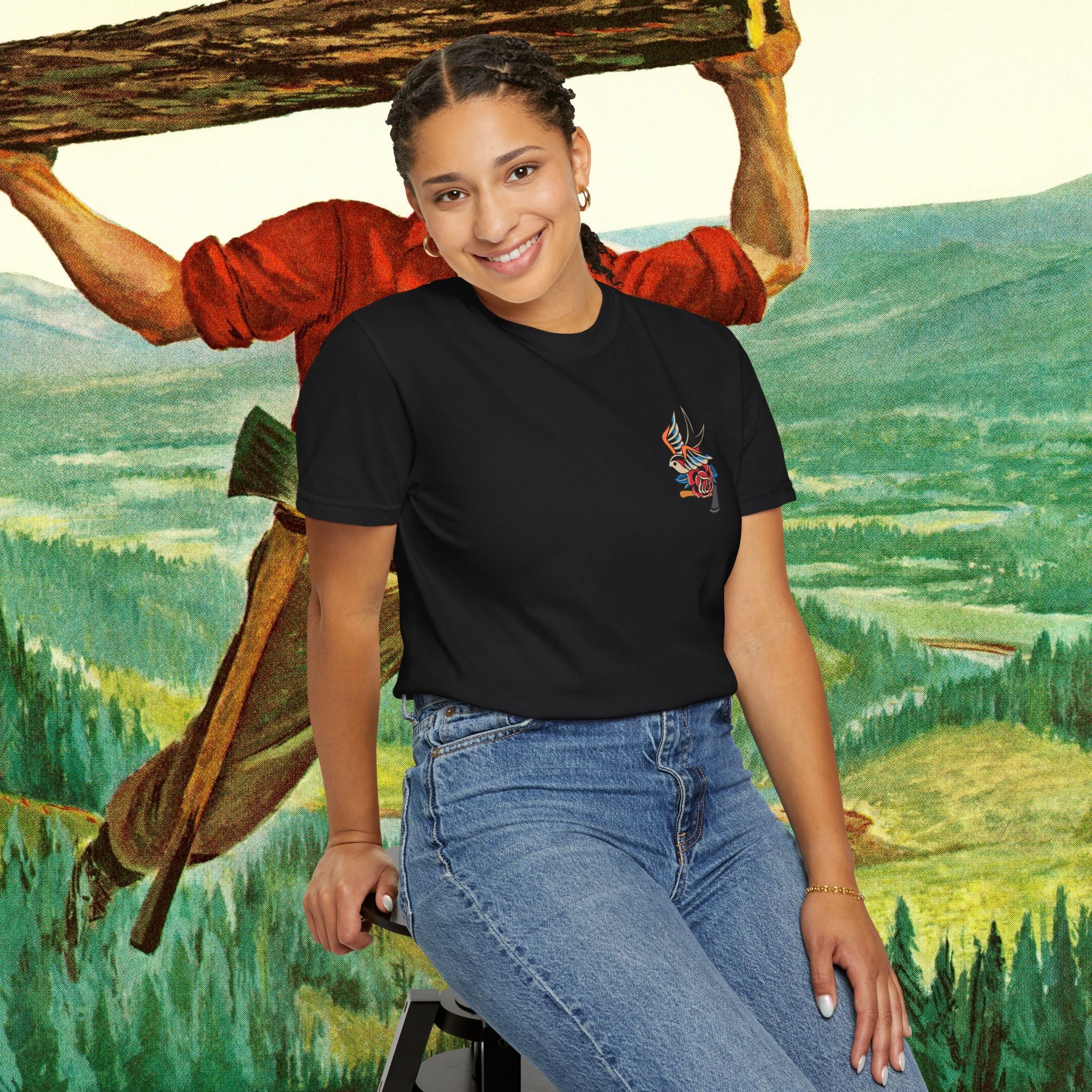 Cornell Unisex Garment-Dyed T-shirt