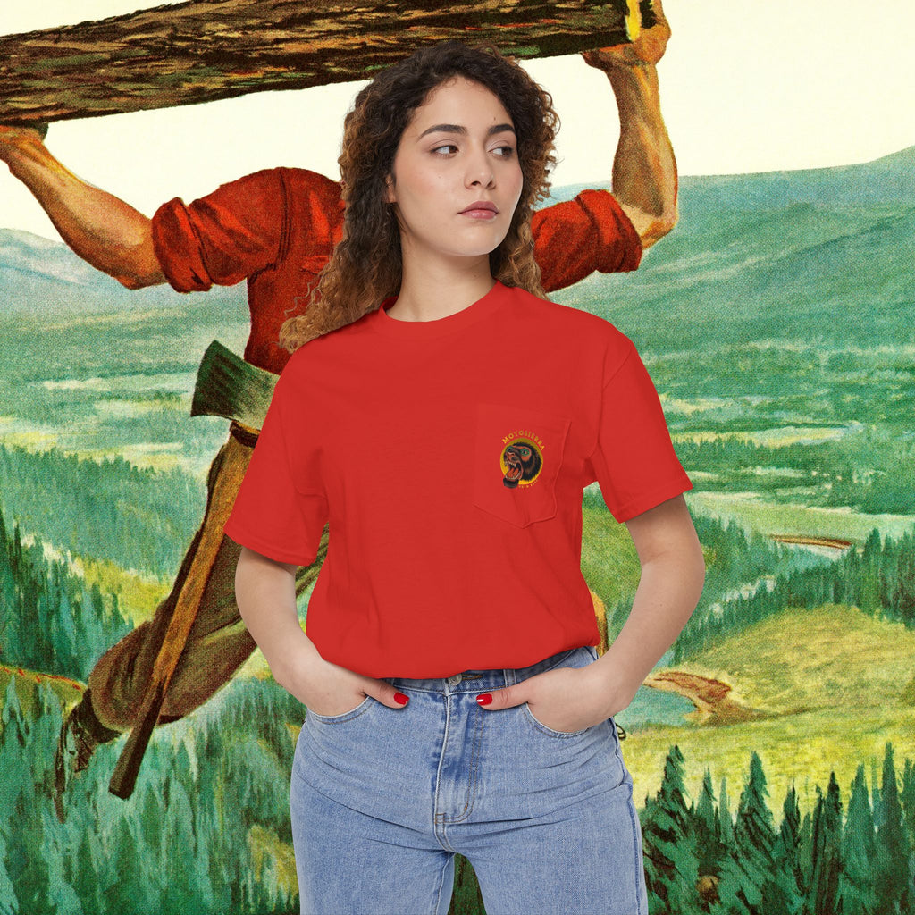 Sasquatch Unisex Heavy Cotton Pocket Tee
