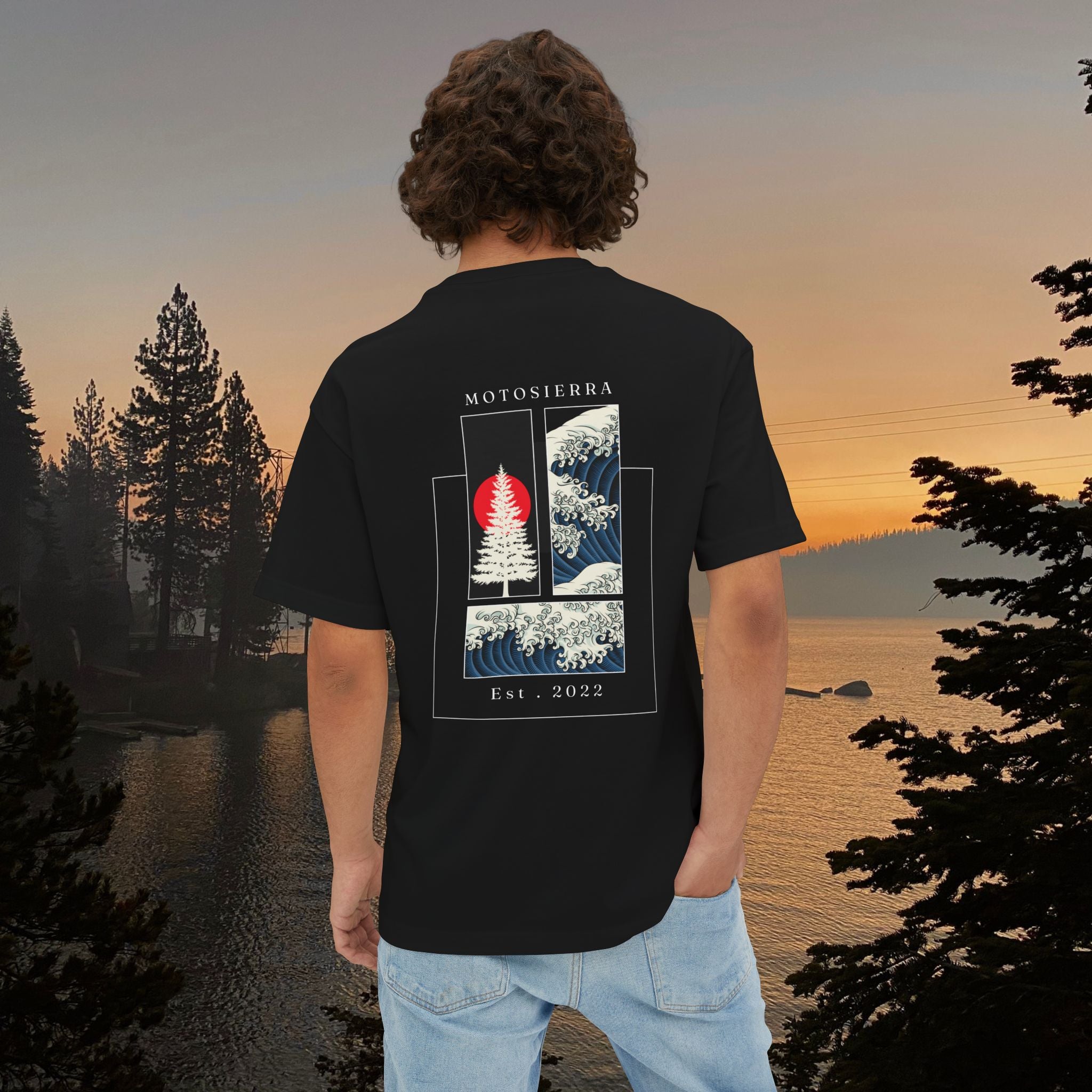 Waves Unisex Oversized Boxy Tee