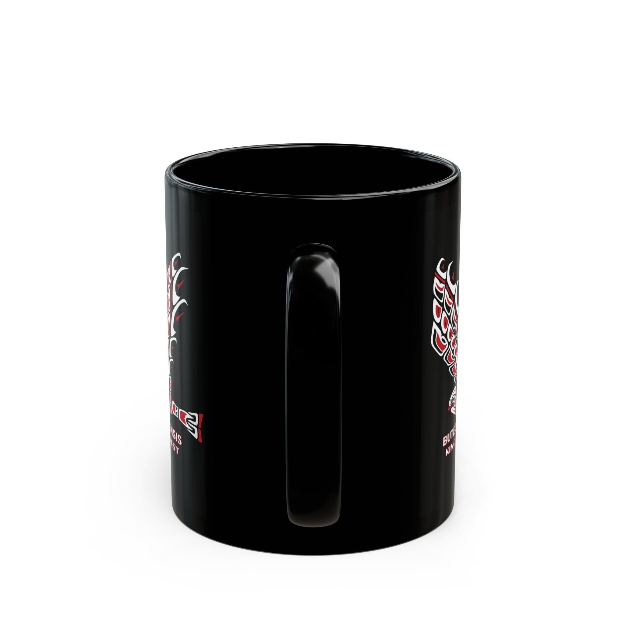 Red-Tailed Black Mug (11oz, 15oz)