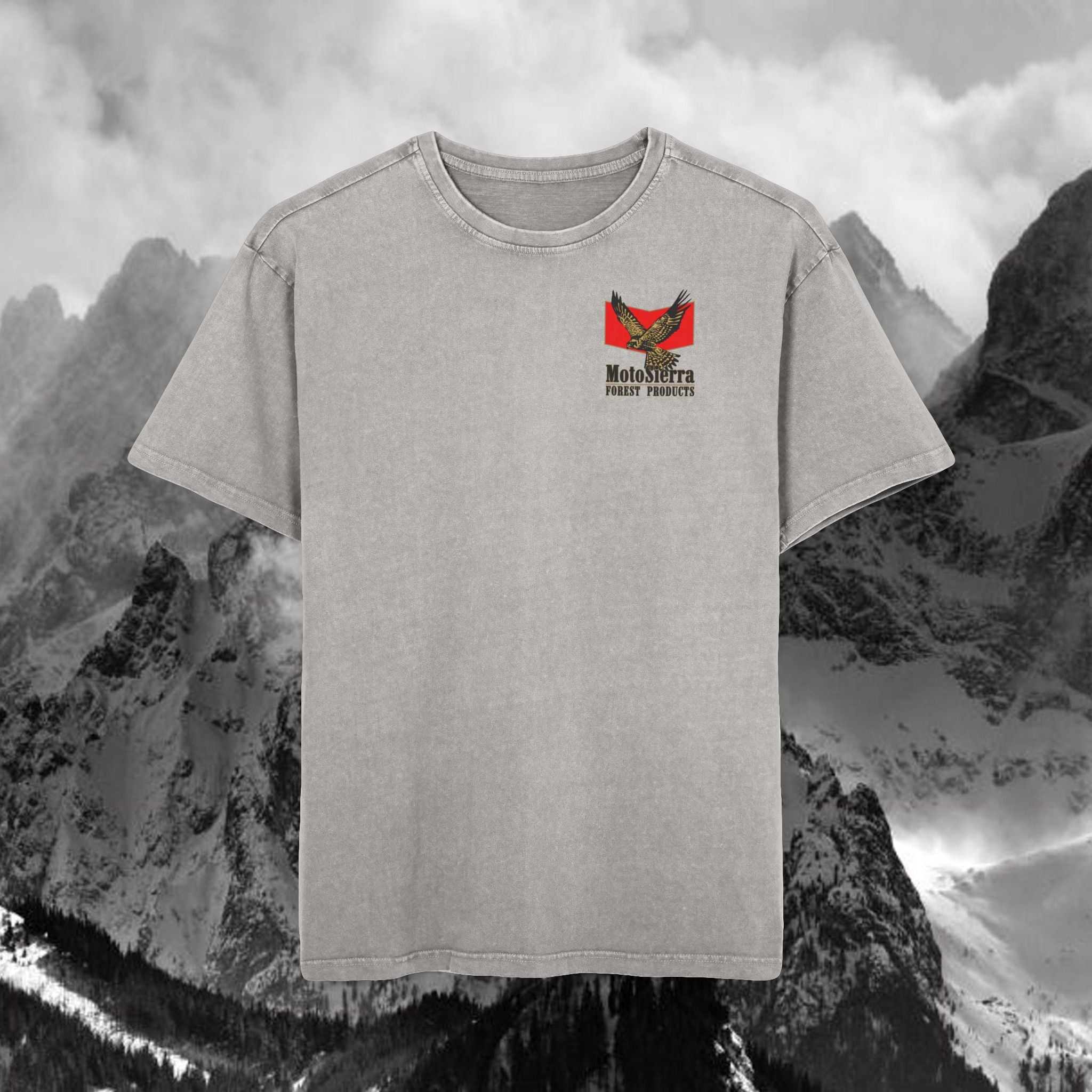 EUROPE ONLY Acid Washed Oversize Graphic Tee, Vintage Style T-Shirt