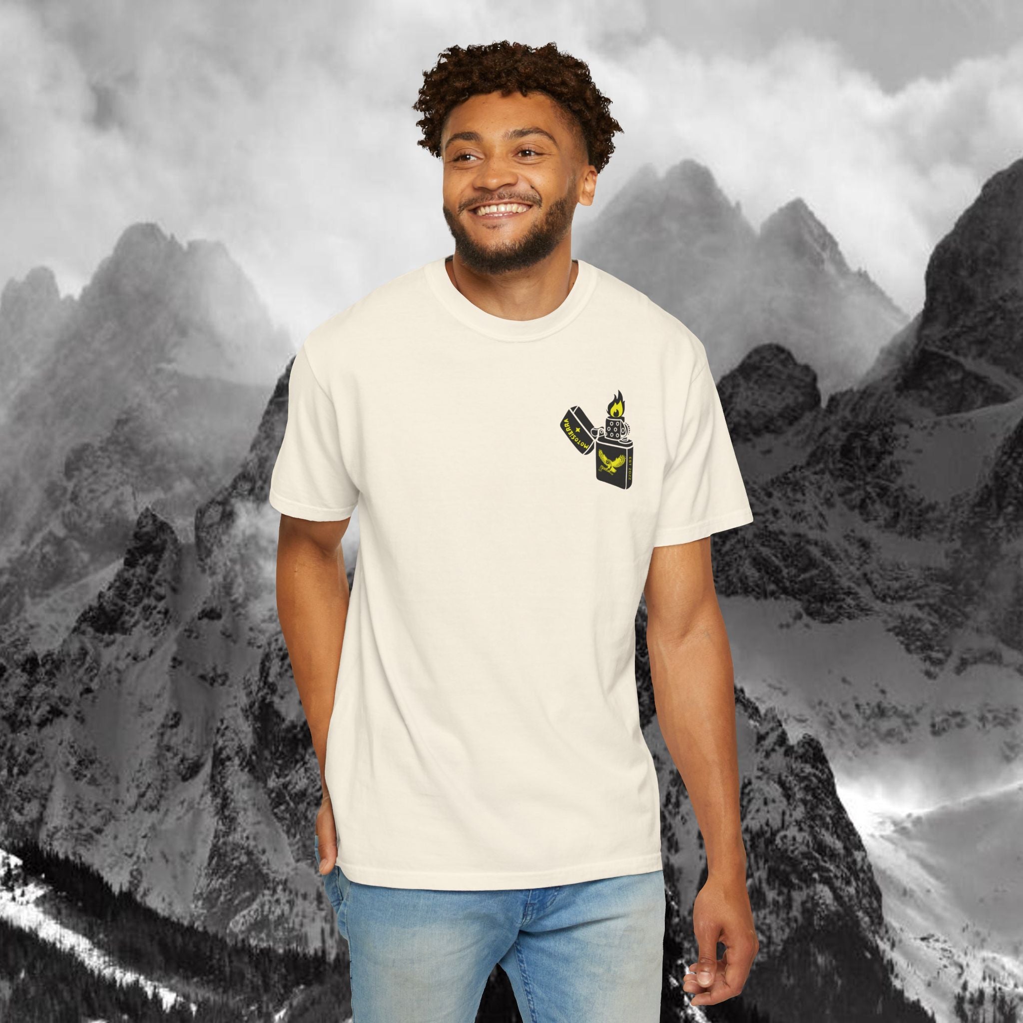Flint Unisex Garment-Dyed T-shirt