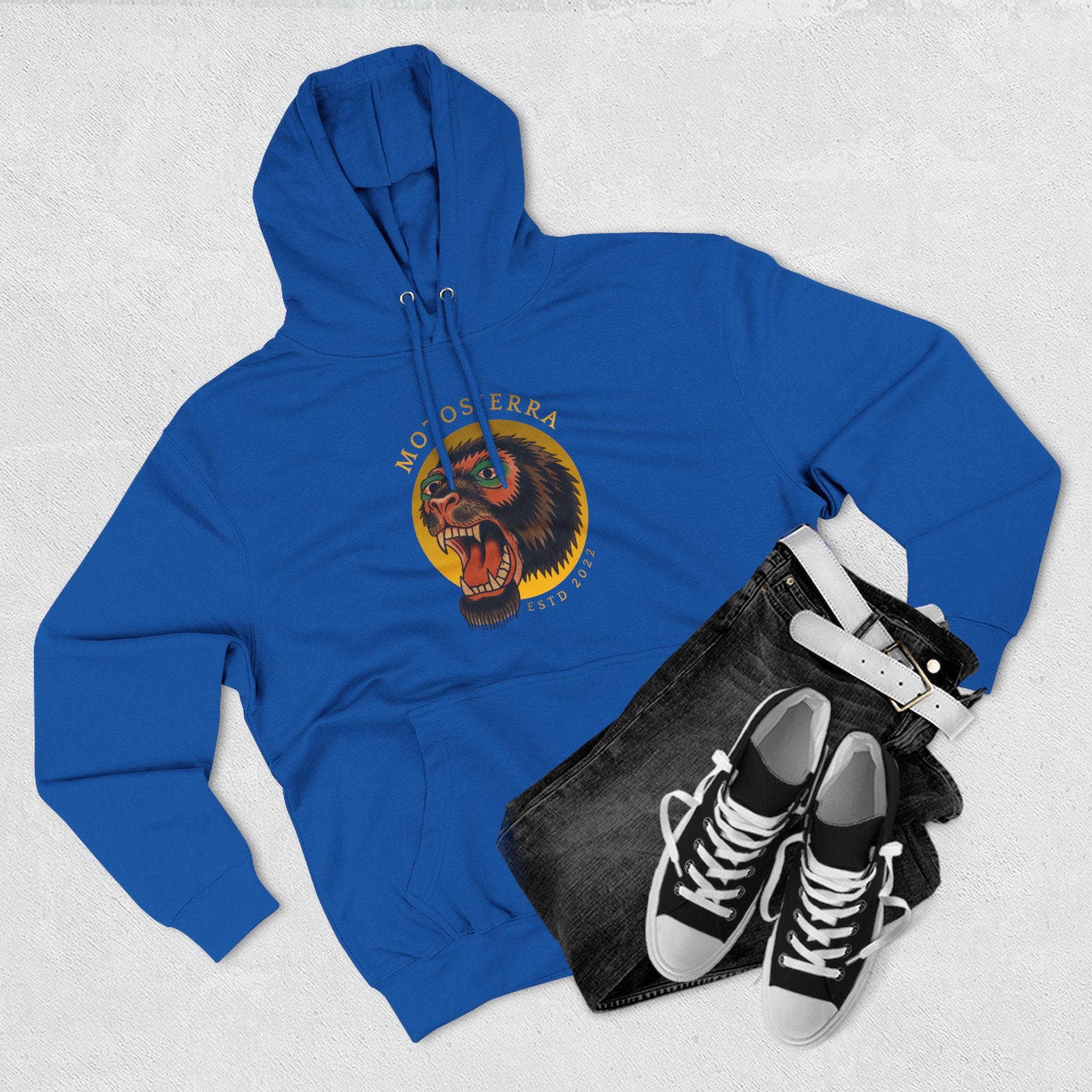 Sasquatch Three-Panel Fleece Hoodie