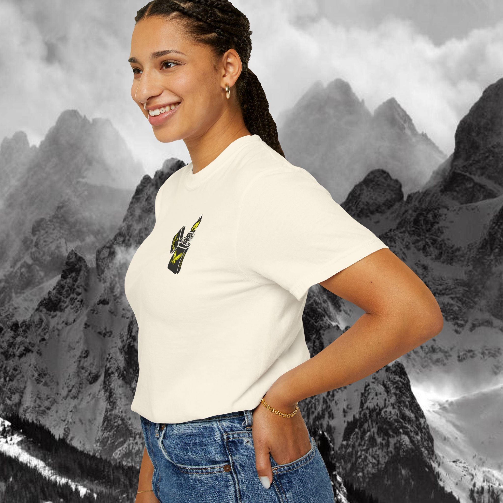 Flint Unisex Garment-Dyed T-shirt
