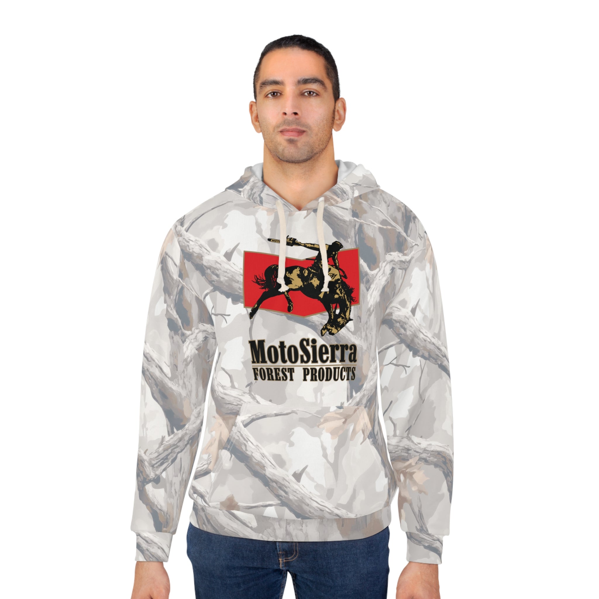 Ghost Camo Pullover Hoodie for Adventurers, Outdoor Gear, Casual Style,