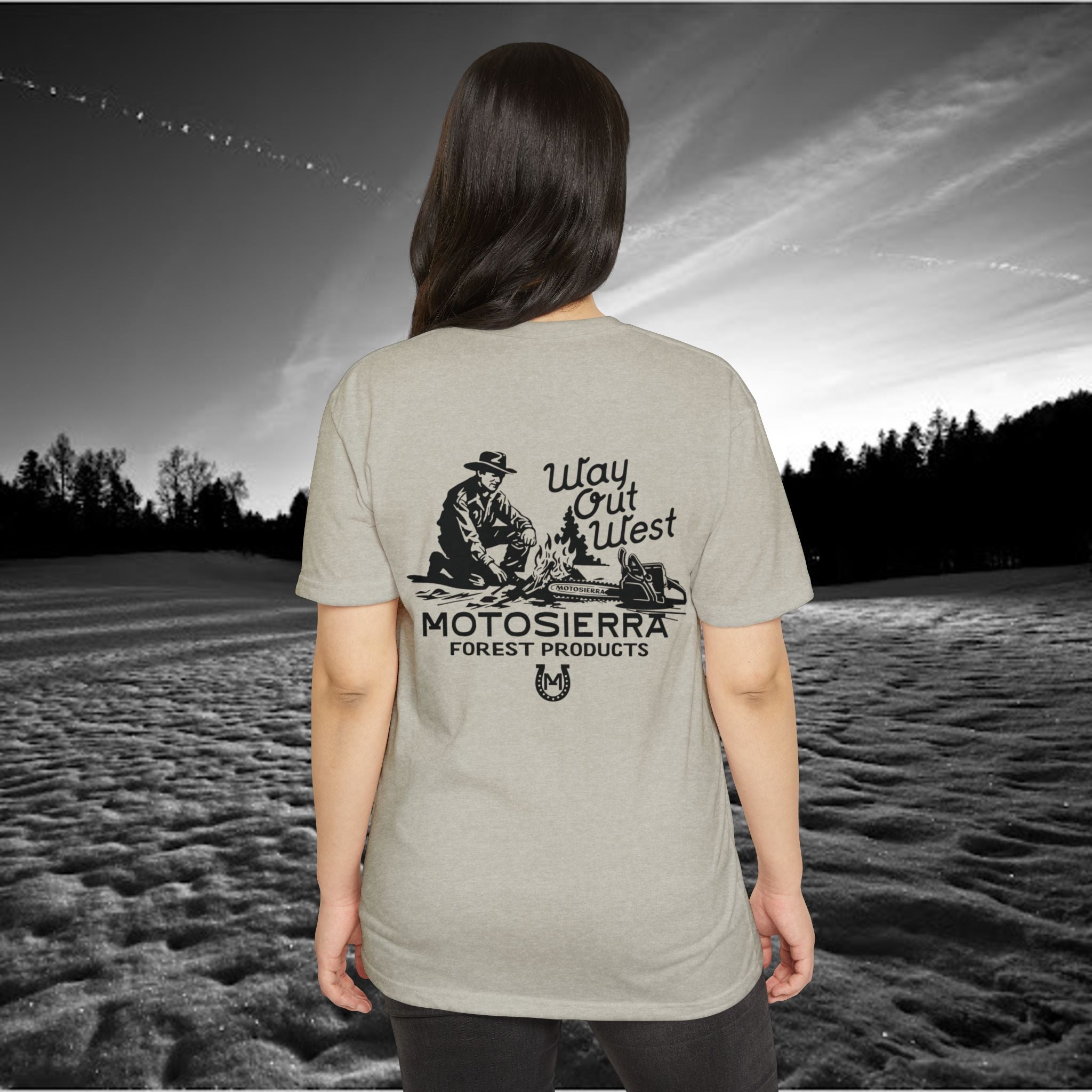 Way Out West Unisex CVC Jersey T-shirt