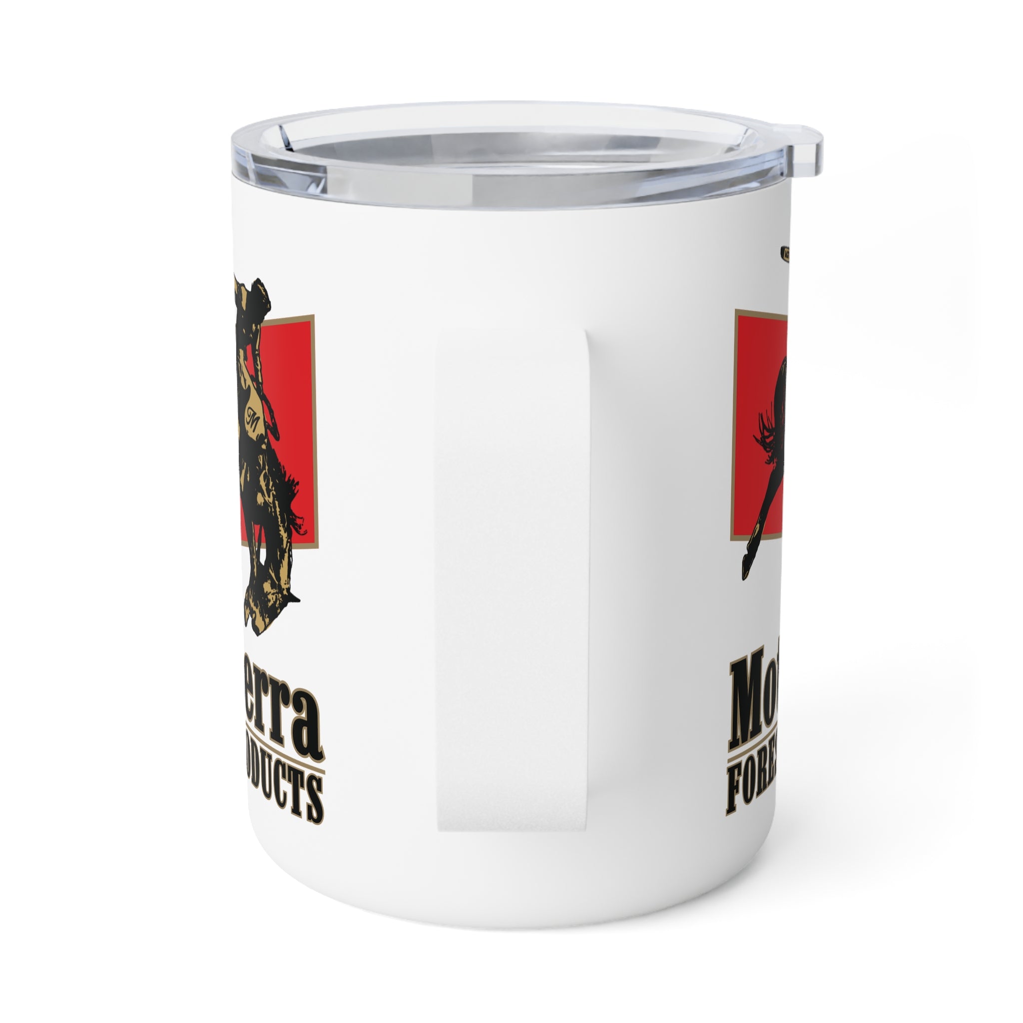 Classic Cowboy Logo Insulated Travel Mug, Camping Coffee Cup