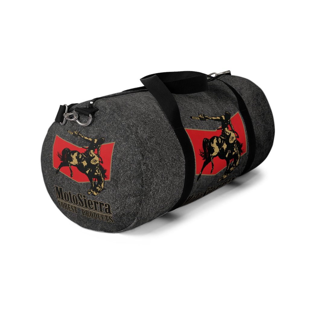 Space Dust Cowboy Logo Motosierra Adventure Duffel Bag - Perfect for Gym, Travel, Outdoor Activities, Weekend Getaway, Gifts