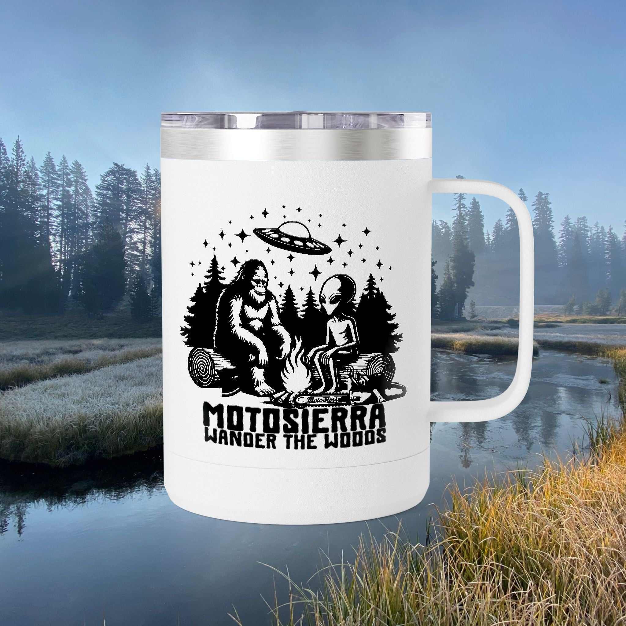 Just Us Bros Camping Coffee Mug | Adventure Mug | Outdoor Tumbler