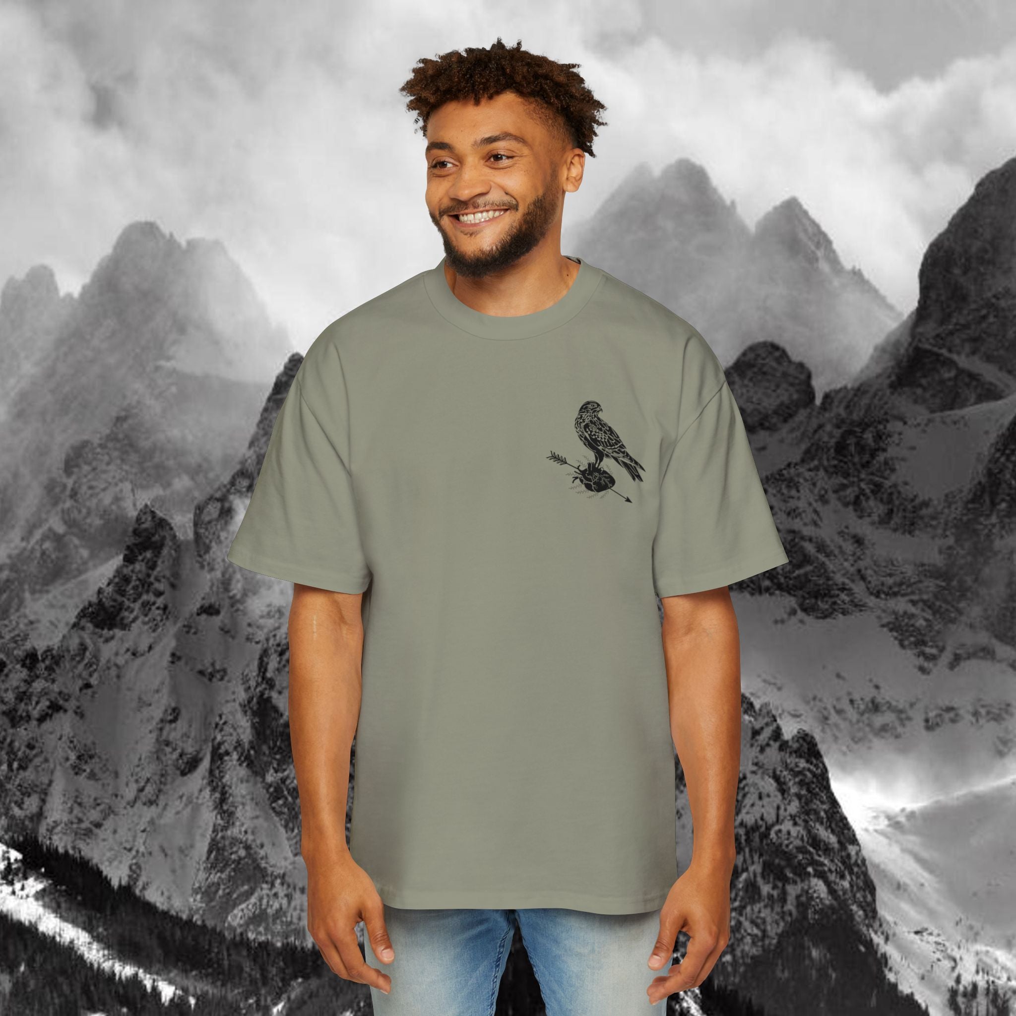 Australia Raker Peak Men's Heavy Oversized Tee