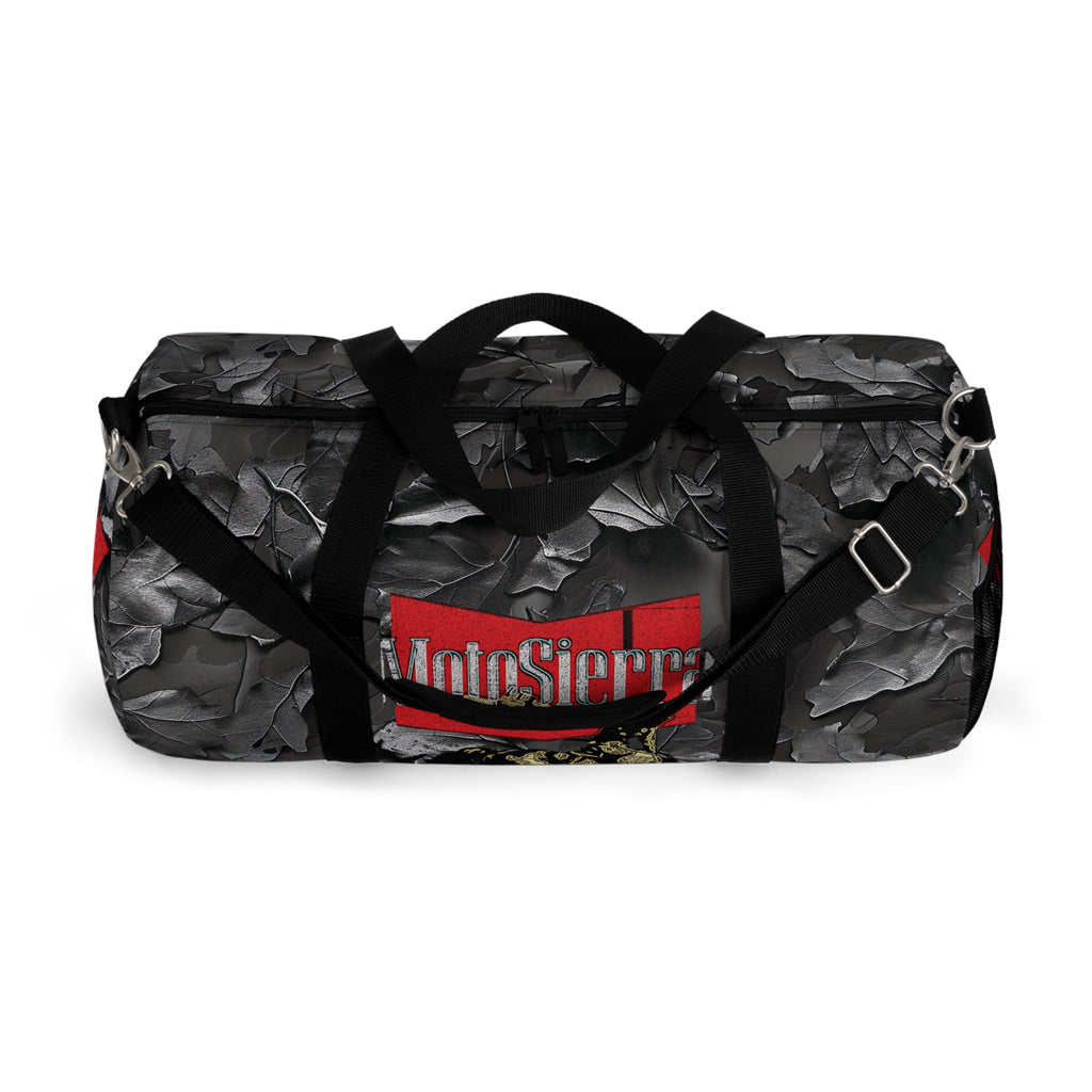 Gray Leaf Camo Duffel Bag
