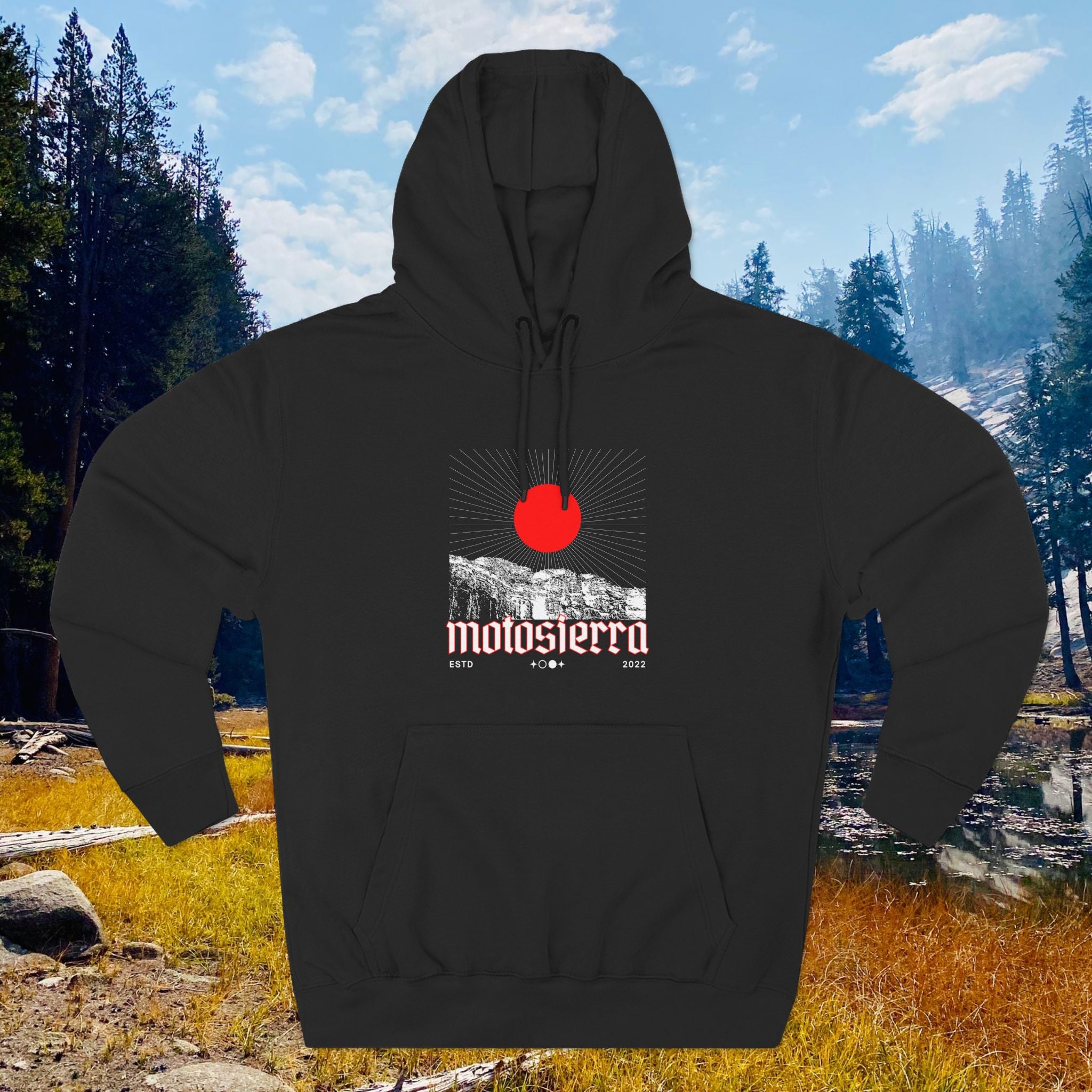 Talus Three-Panel Fleece Hoodie