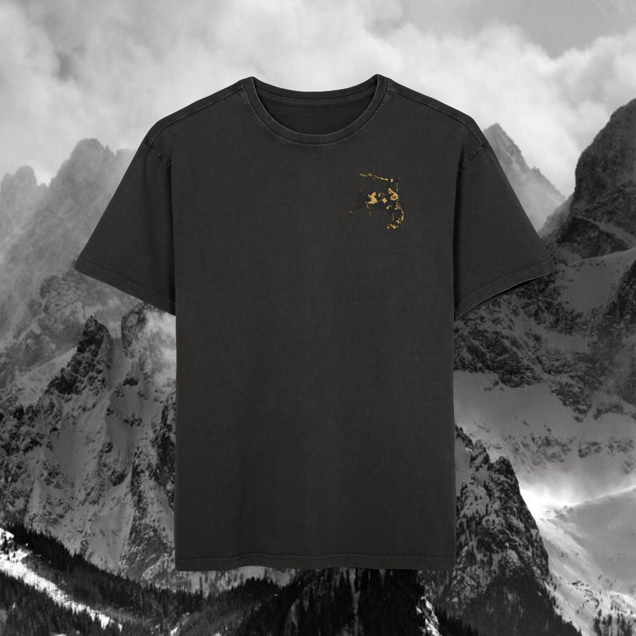 EUROPE ONLY Acid Washed Oversize Graphic Tee, Vintage Style T-Shirt