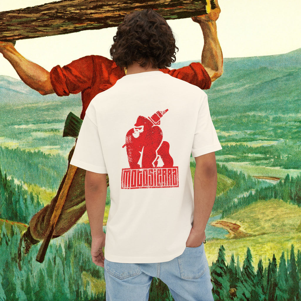 Skilled Labor Red Unisex Oversized Boxy Tee