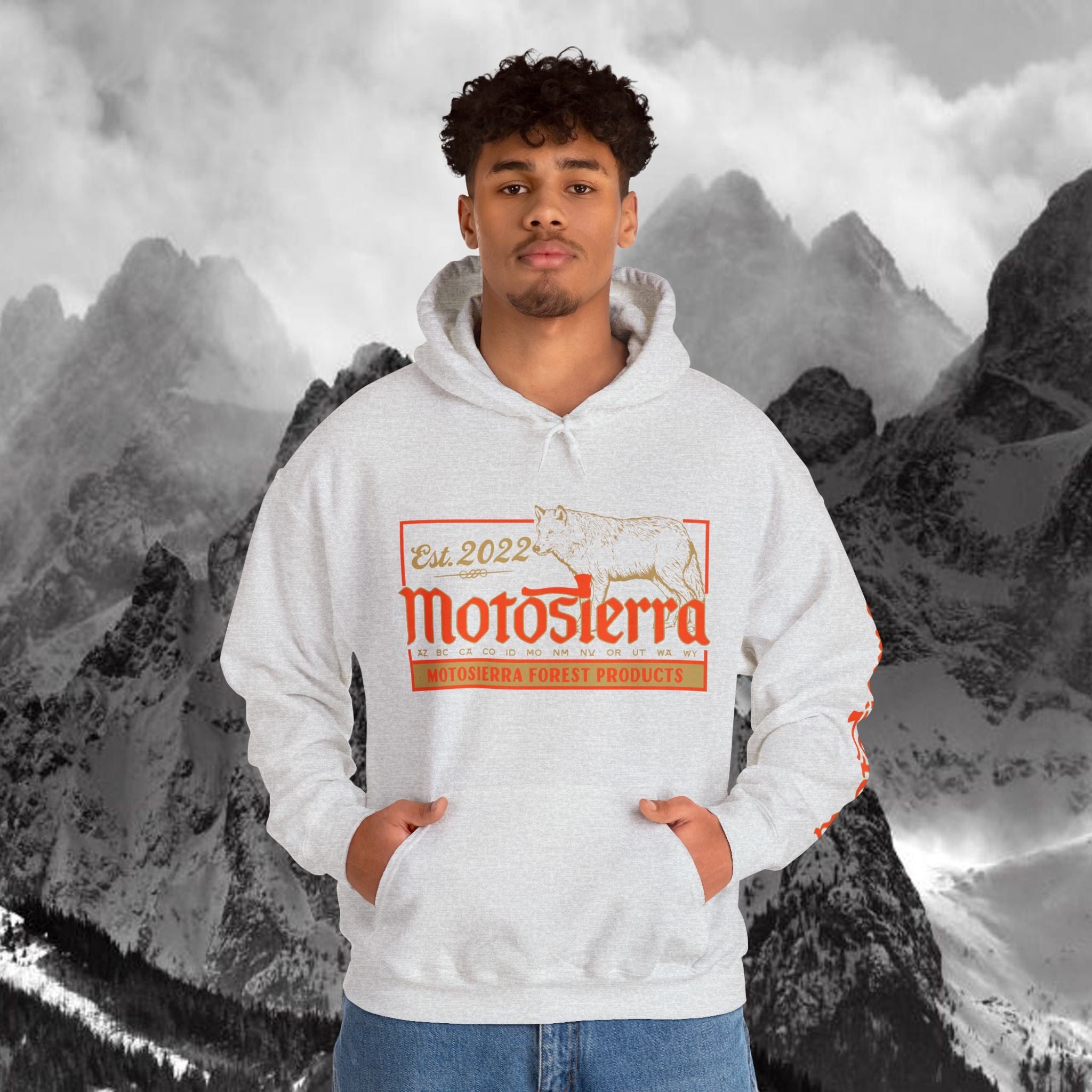 Wolf Heavy Blend Hoodie