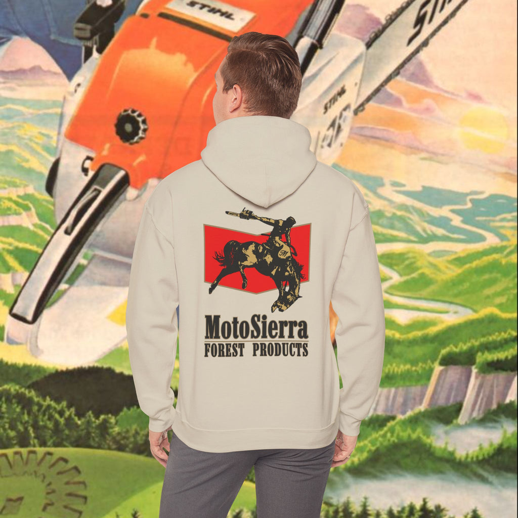 EUROPE ONLY Chevron Cowboy Logo Unisex Heavy Blend™ Hooded Sweatshirt