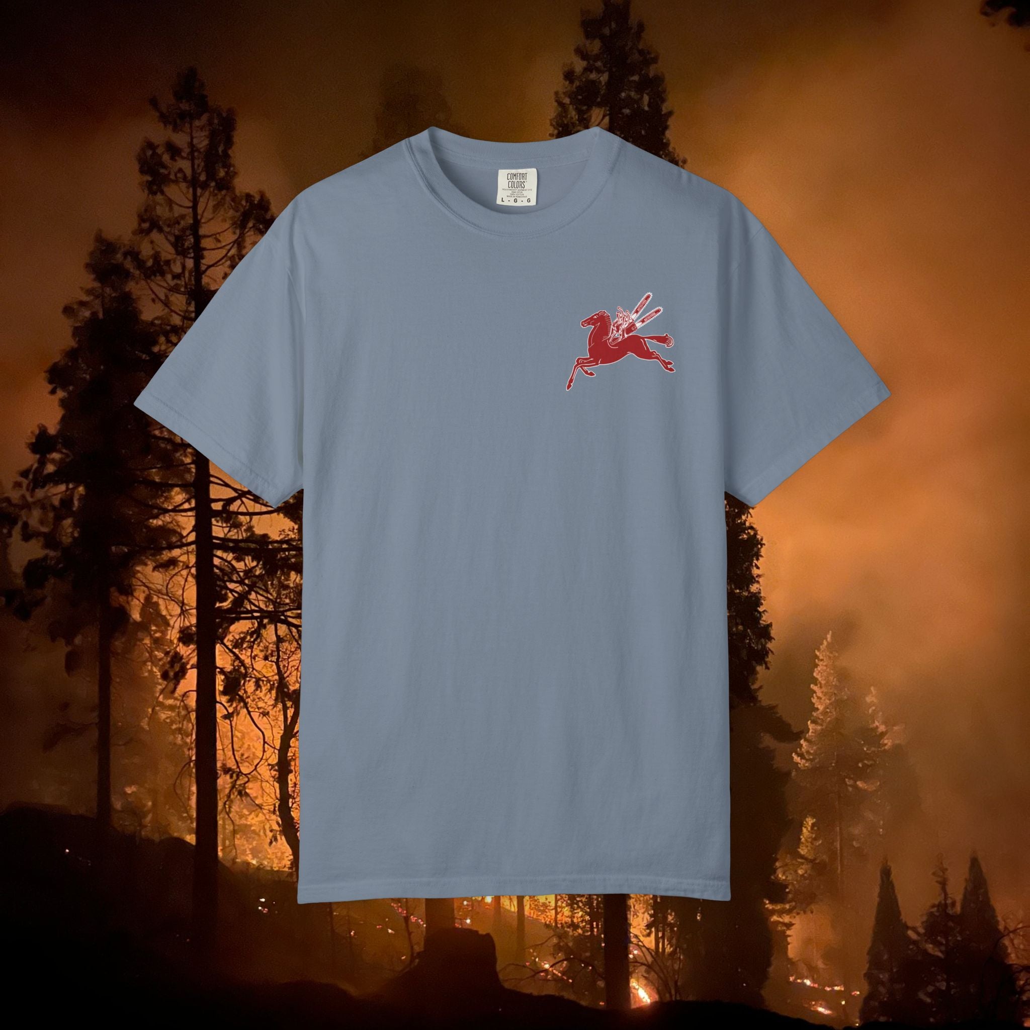 Pegasus Unisex Garment-Dyed T-shirt