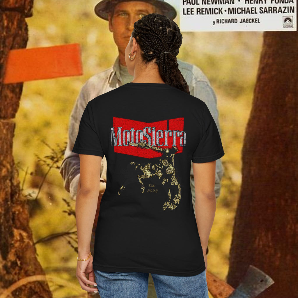 Warped Logo Unisex Garment-Dyed T-shirt