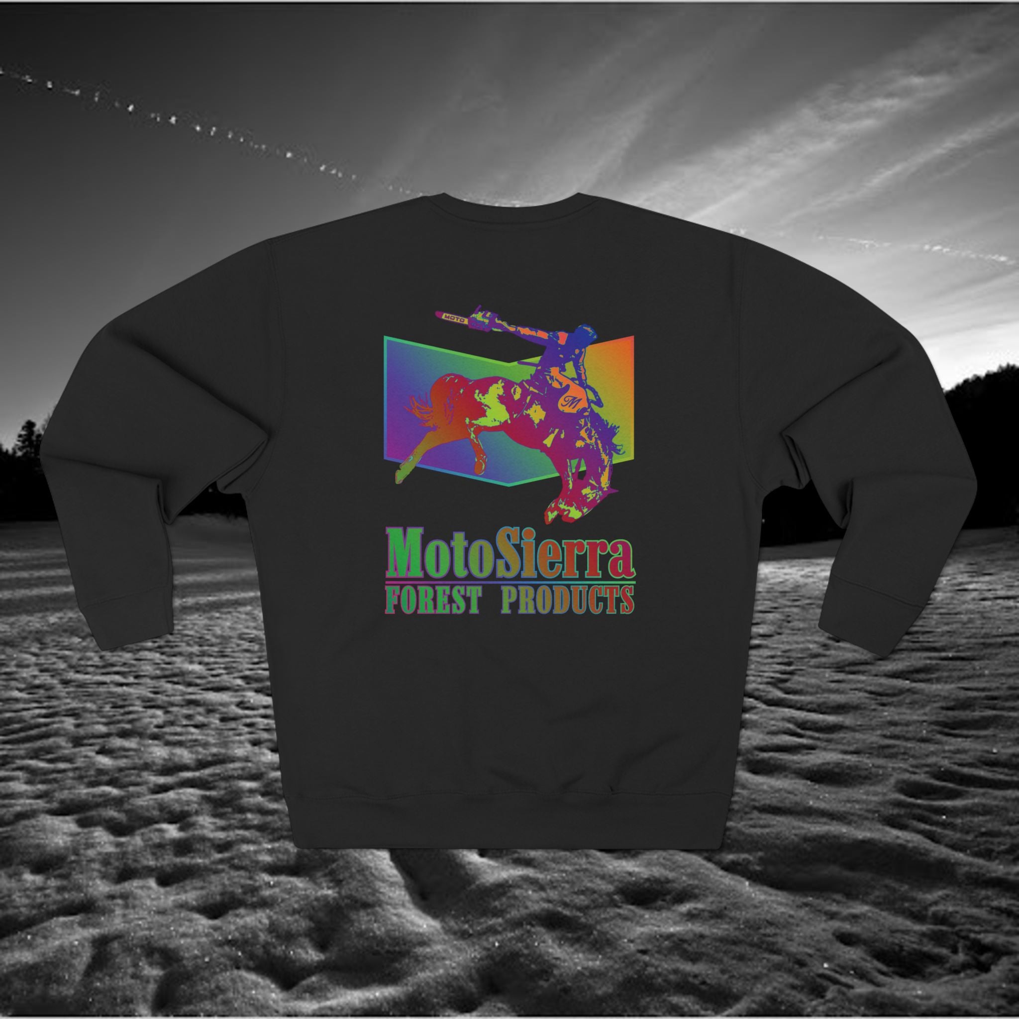 Neon Cowboy Unisex Crewneck Sweatshirt