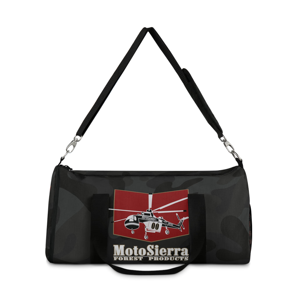 Black Camo Crane Logo Duffel Bag - Perfect for Gym, Travel, Outdoor Gifts