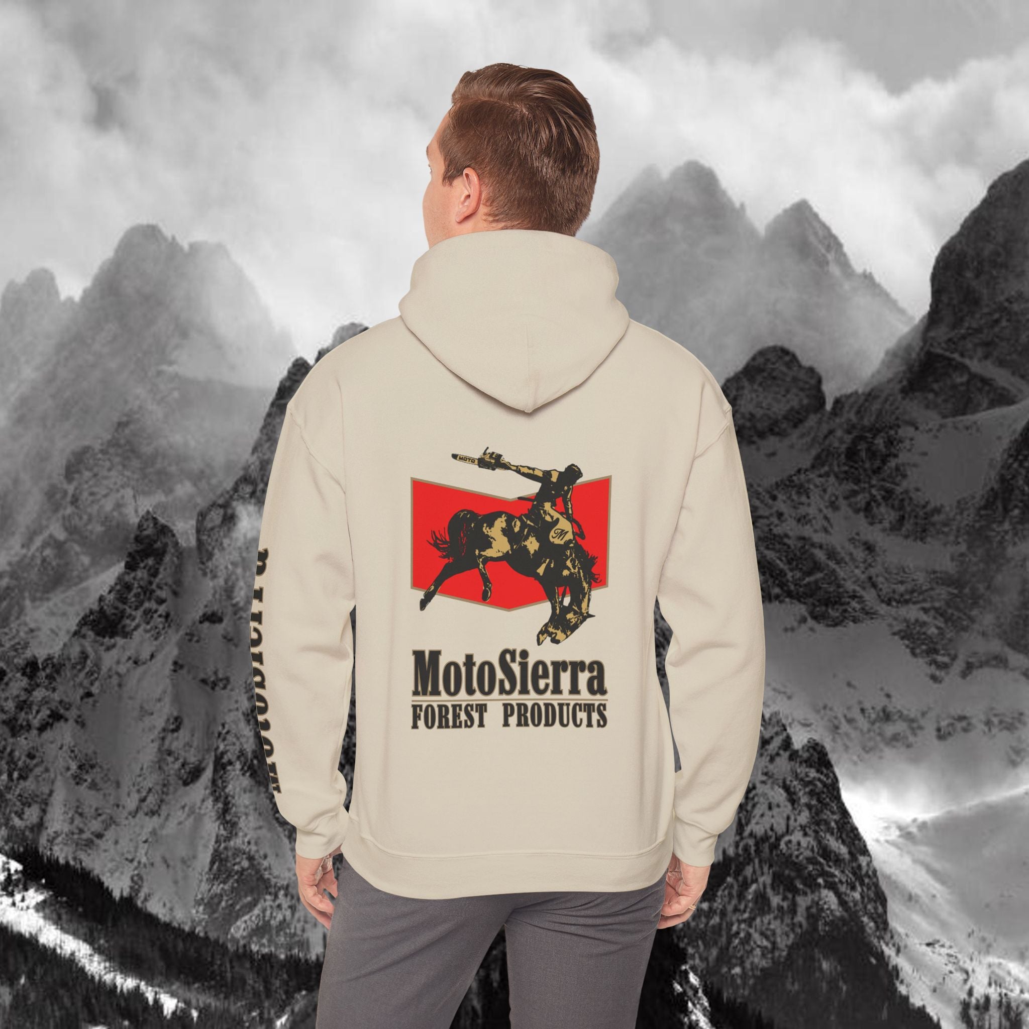 Moto Cowboy Heavy Blend Hoodie