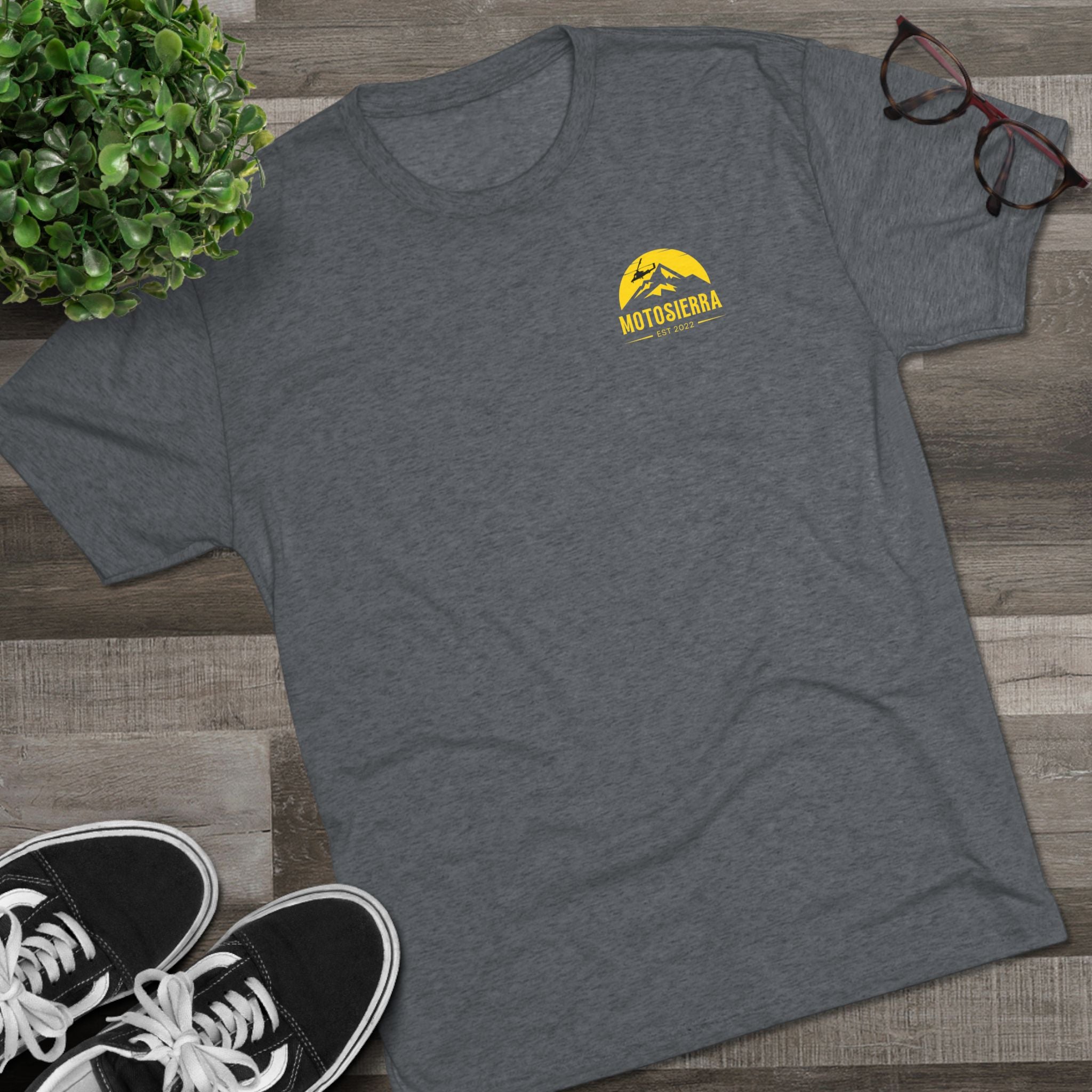 Yellow Unisex Tri-Blend Crew Tee