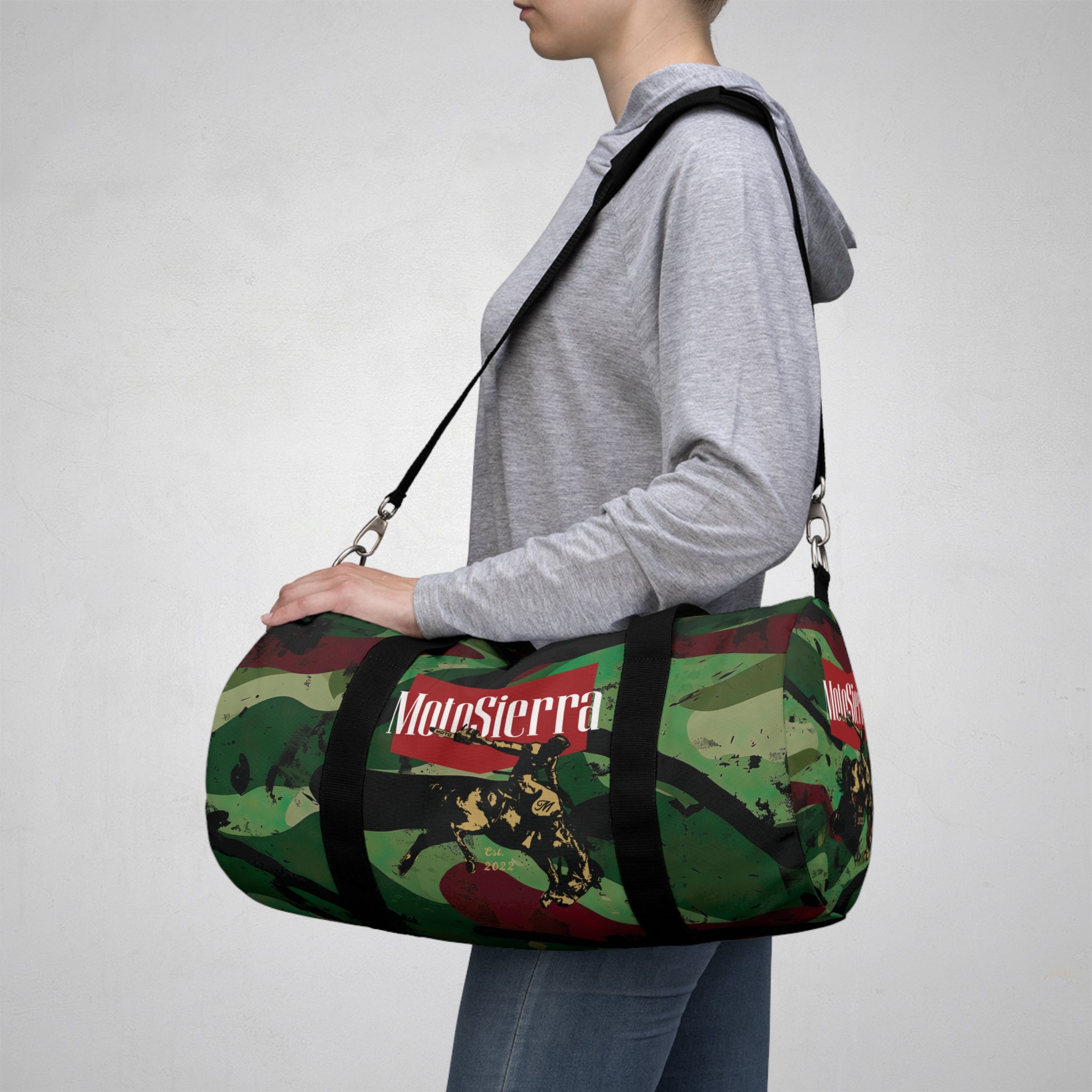 Lizard Camo Logo Duffel Bag