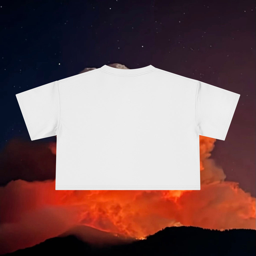 Bear Skull Women's Crop Tee