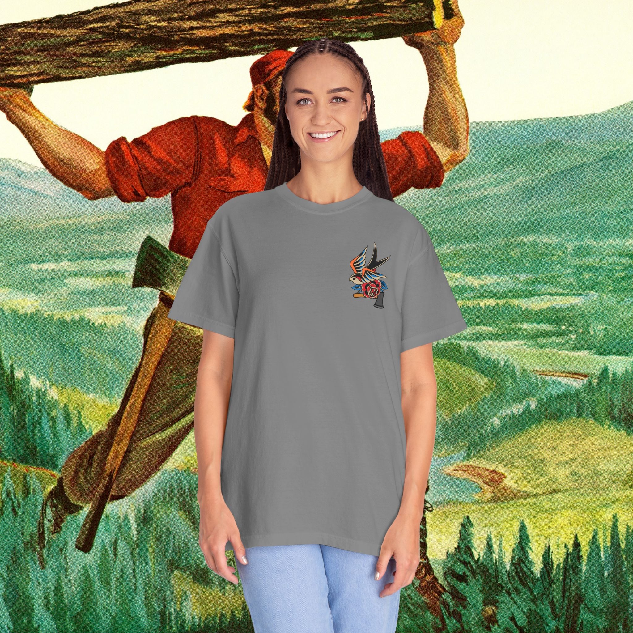 Cornell Unisex Garment-Dyed T-shirt