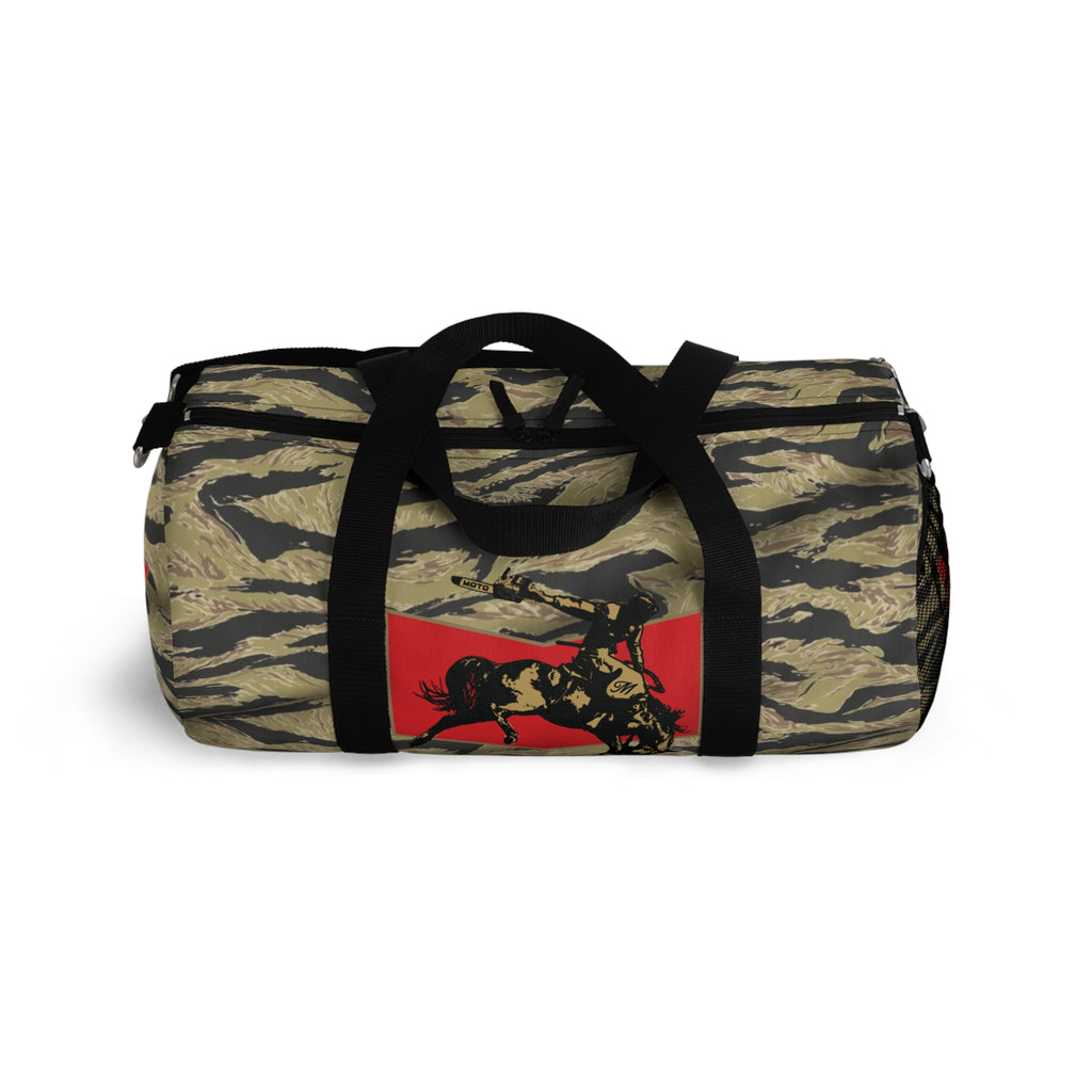 Gold Tiger Cowboy Logo Motosierra Adventure Duffel Bag