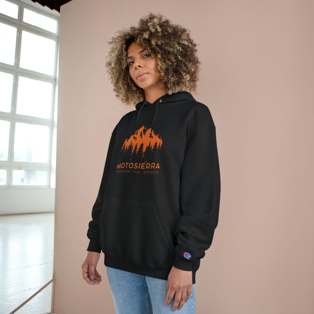 Motosierra Wander the Woods Champion Hoodie - Cozy Outdoor Apparel for Adventurers