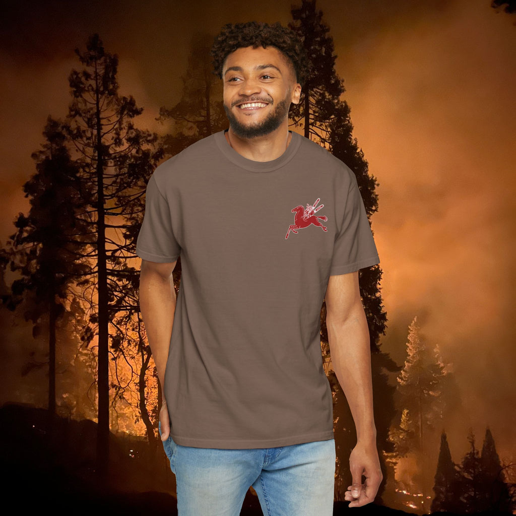 Pegasus Unisex Garment-Dyed T-shirt